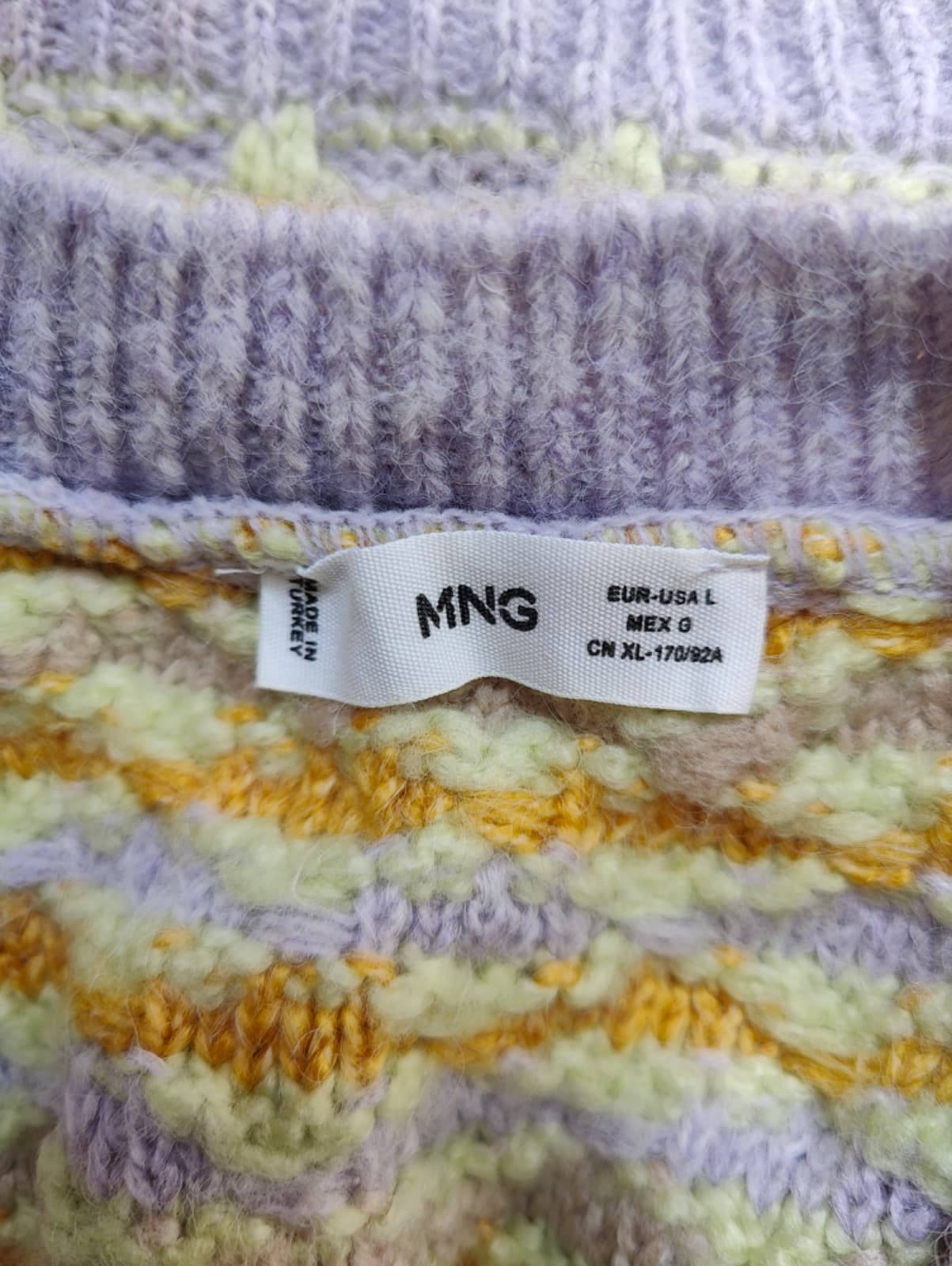 Pull Mango sans manches à motif jacquard – Taille L — photo 5