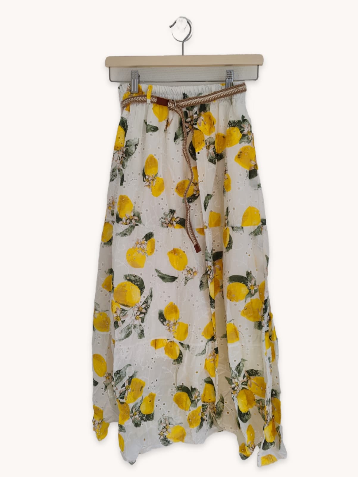 Jupe longue imprimé citrons – Taille S