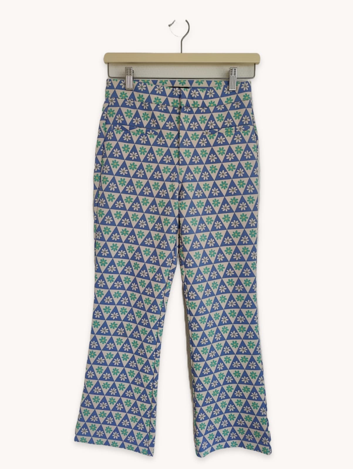 Pantalon Zara à imprimé marguerites – Taille S