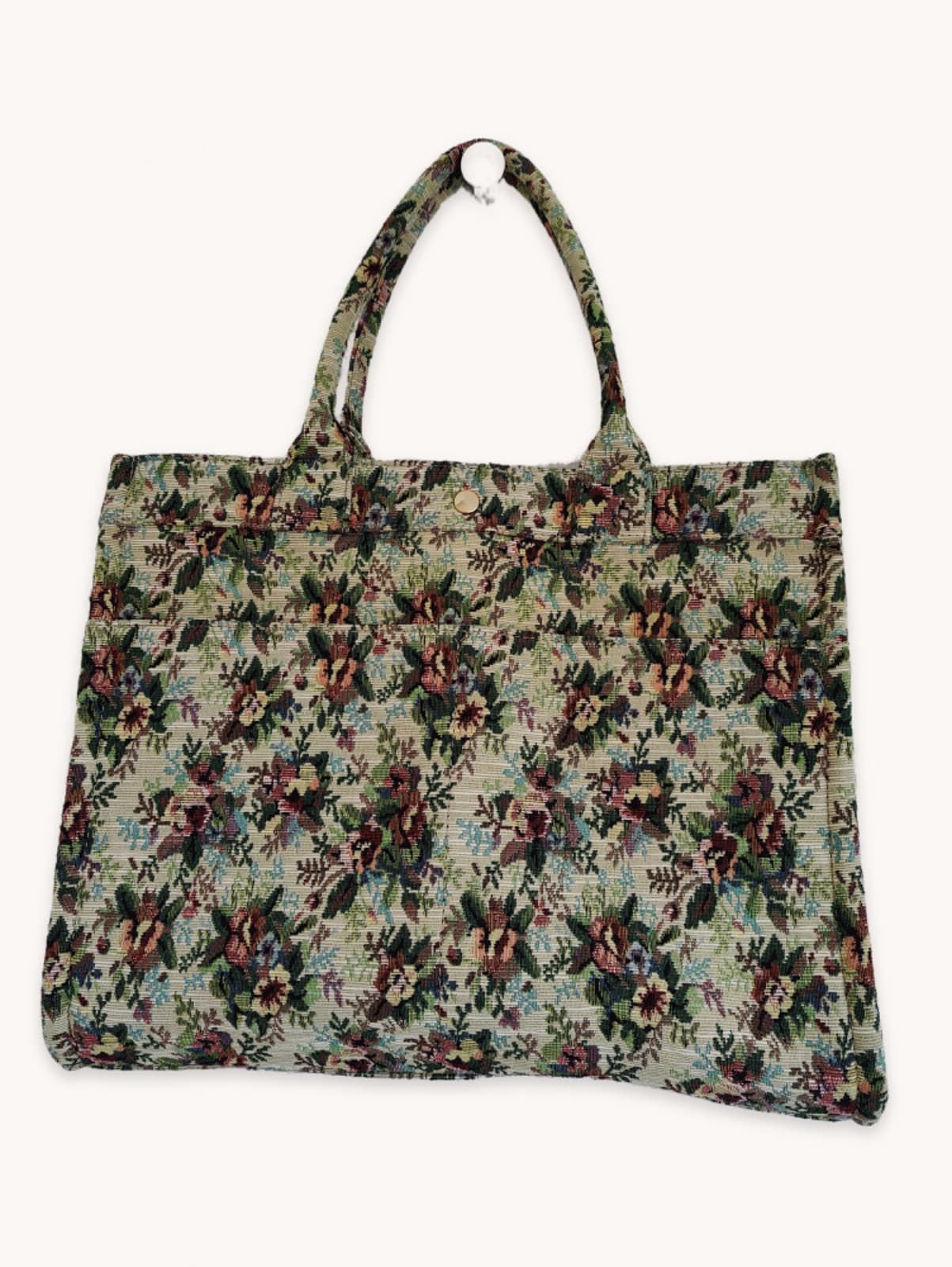 Sac cabas Sézane en jacquard floral