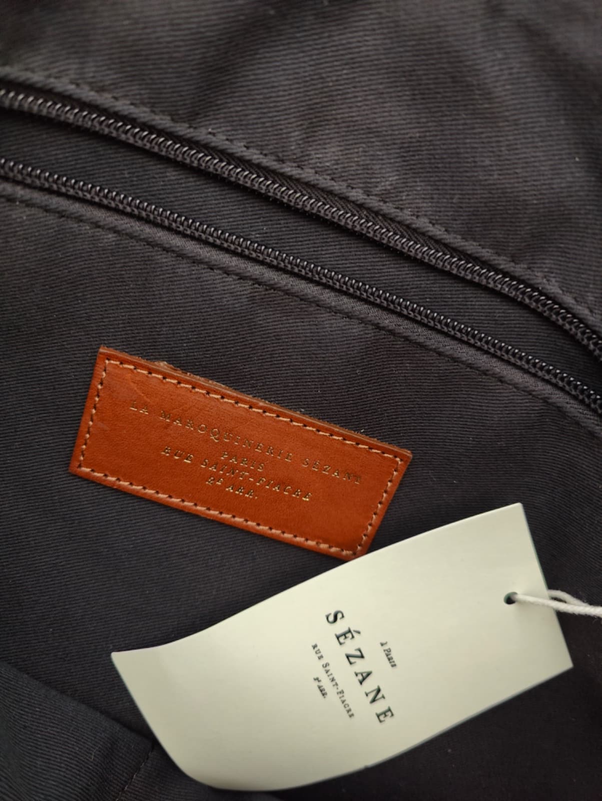 Sac cabas Sézane en jacquard floral — photo 5