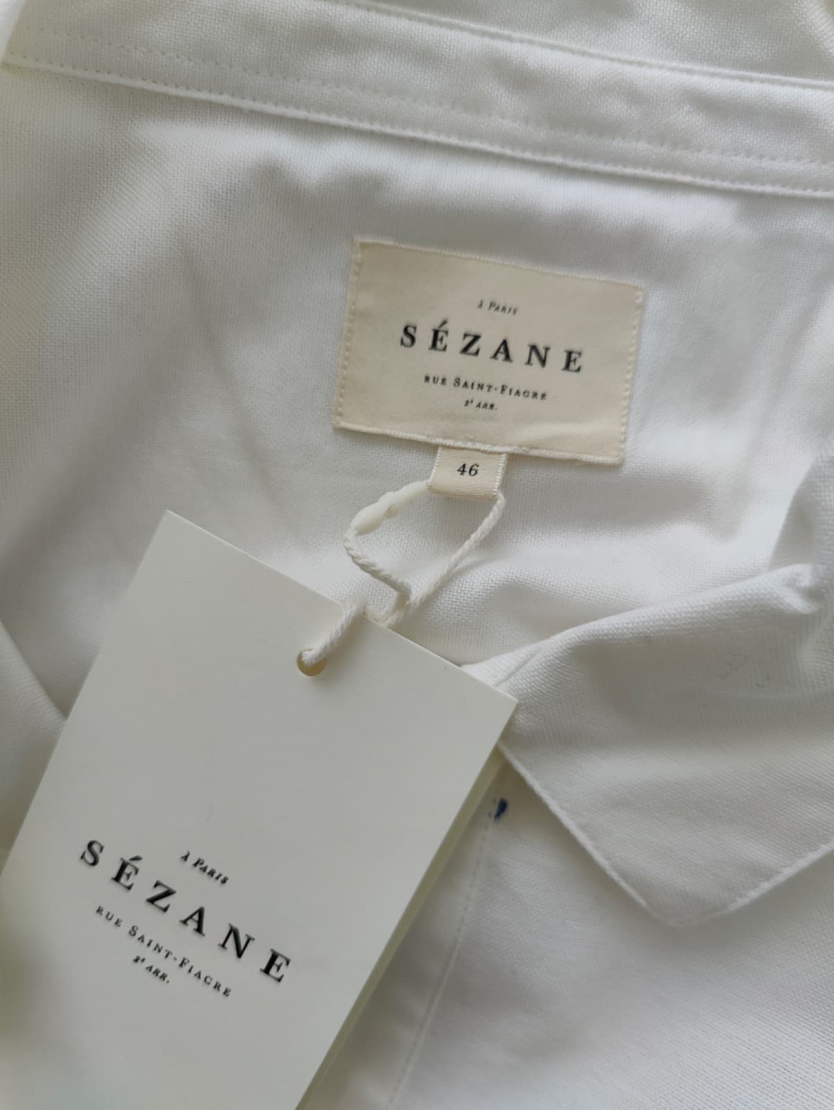 Chemise Sézane à petits cœurs brodés – Taille 46 — photo 5