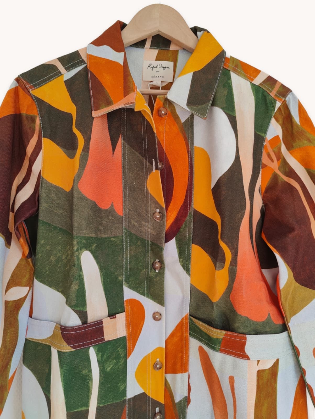 Veste multicolore Sézane x Rafael Uriegas – Taille L