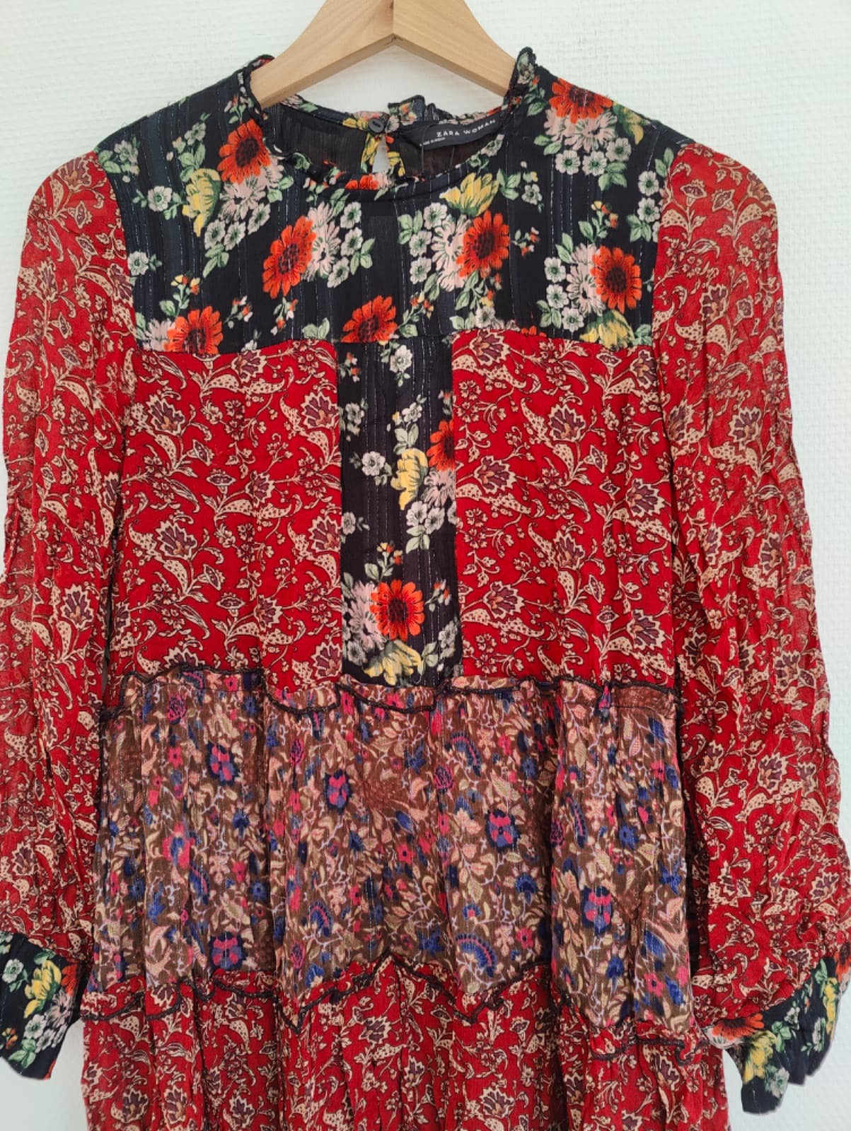 Robe bohème Zara à pompons – Taille L — photo 3