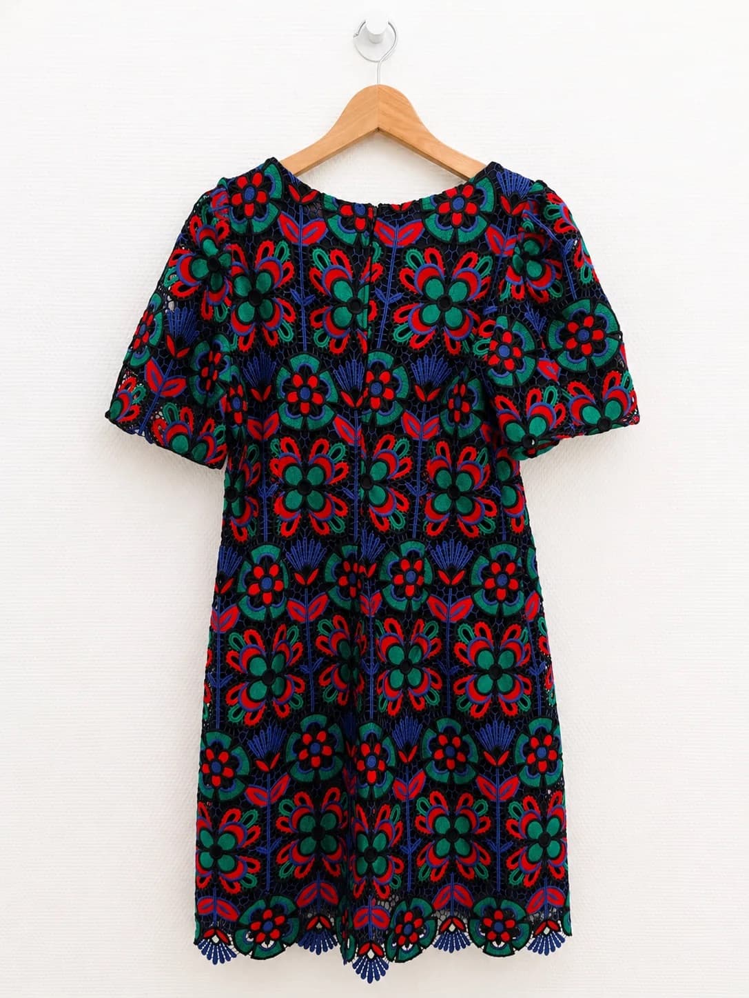 Robe NAF NAF brodée fleurie multicolore – Taille 42 — photo 5