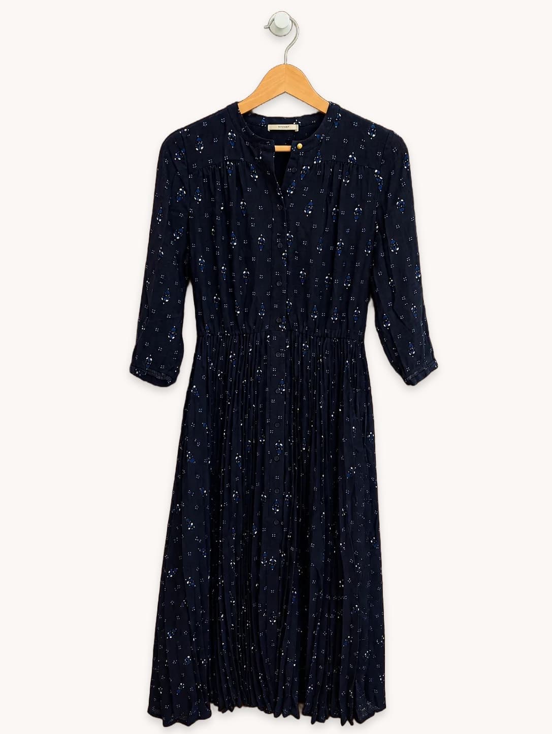 Robe Sessùn bleu marine à motifs – Taille S — photo 2