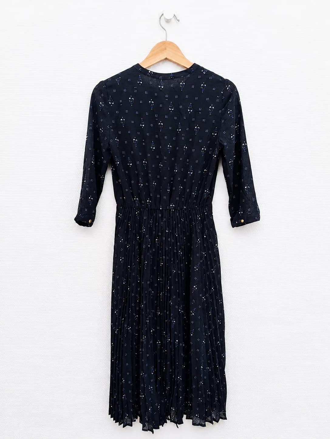 Robe Sessùn bleu marine à motifs – Taille S — photo 4