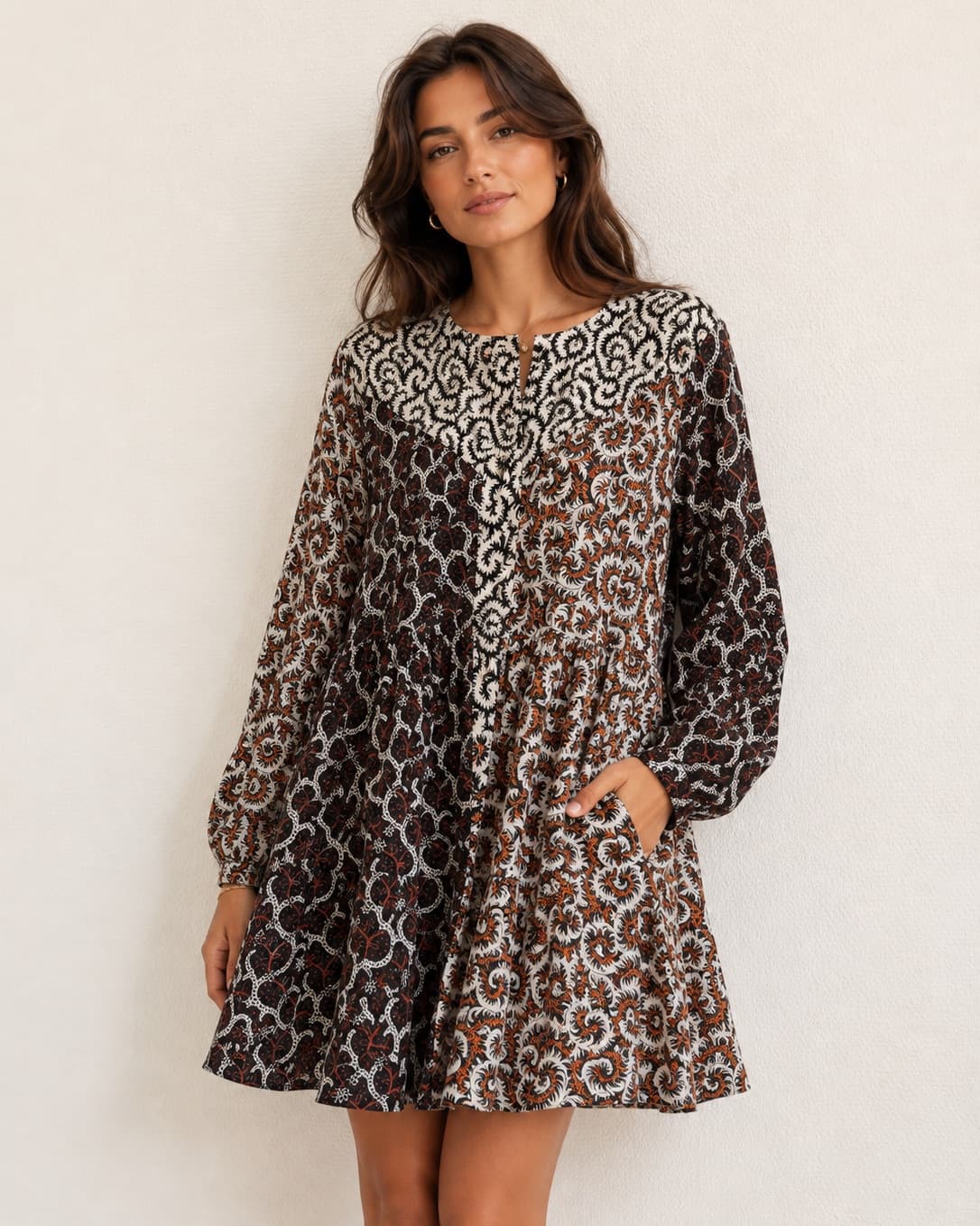 Robe Isabel Marant Étoile à imprimé patchwork – Taille 36 — photo 1