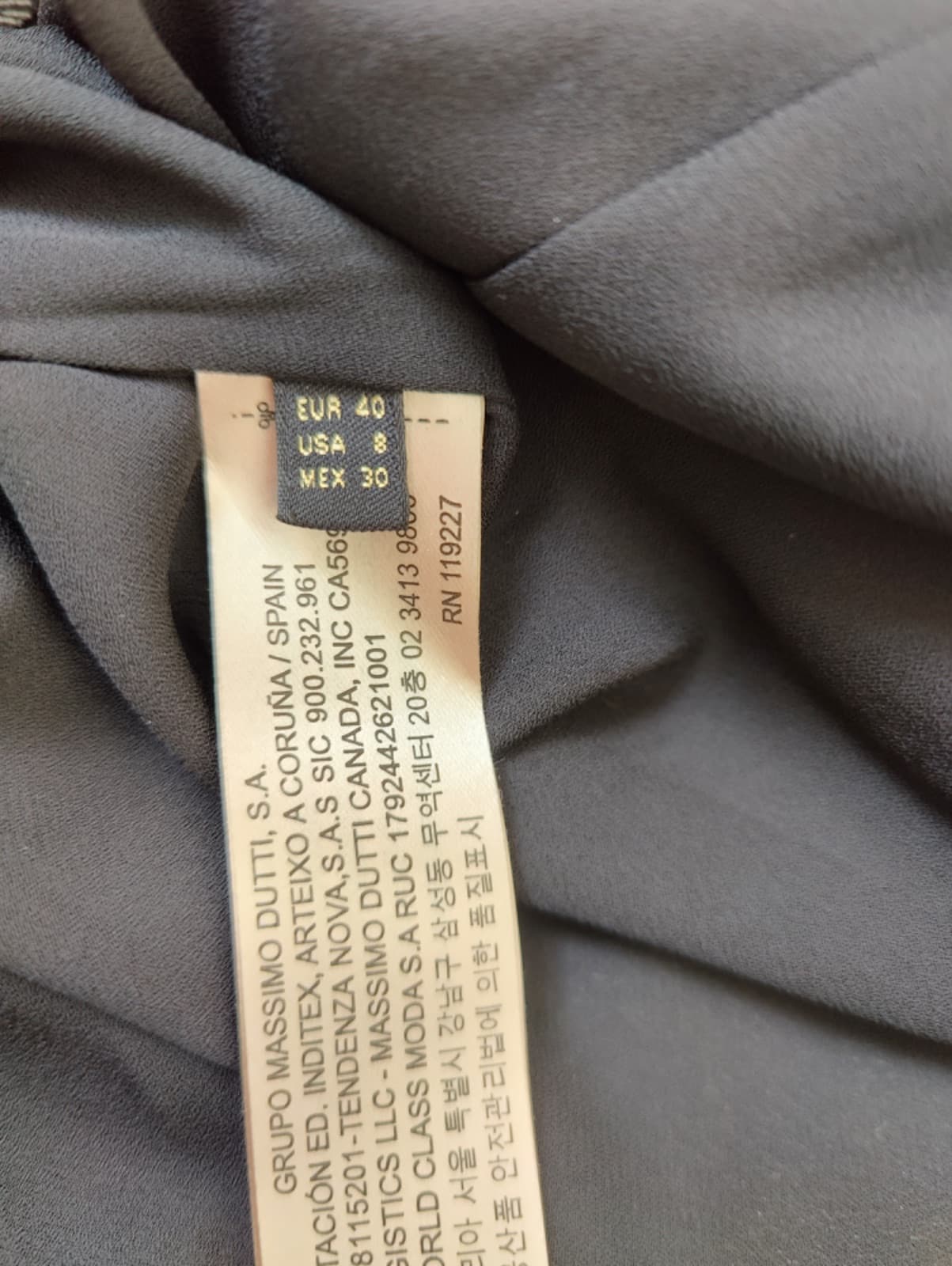 Robe droite imprimée Massimo Dutti – Taille 40 — photo 6