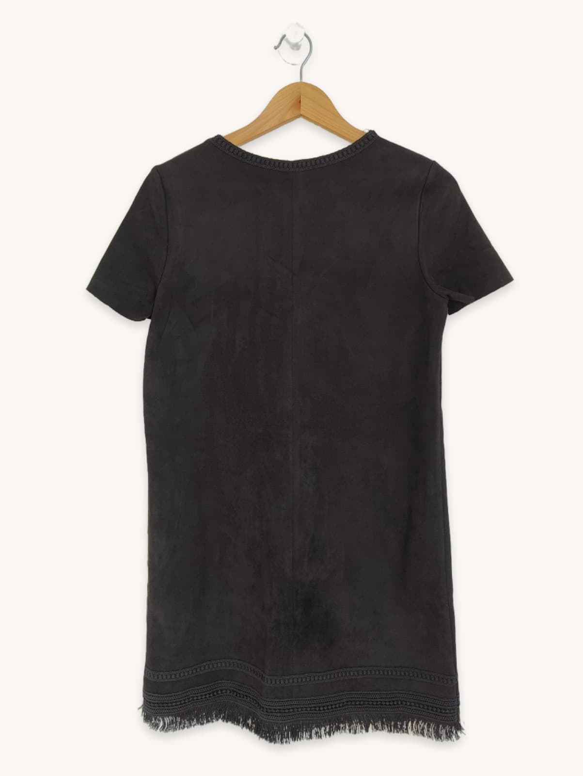 Robe Zara en daim noire – Taille S — photo 4