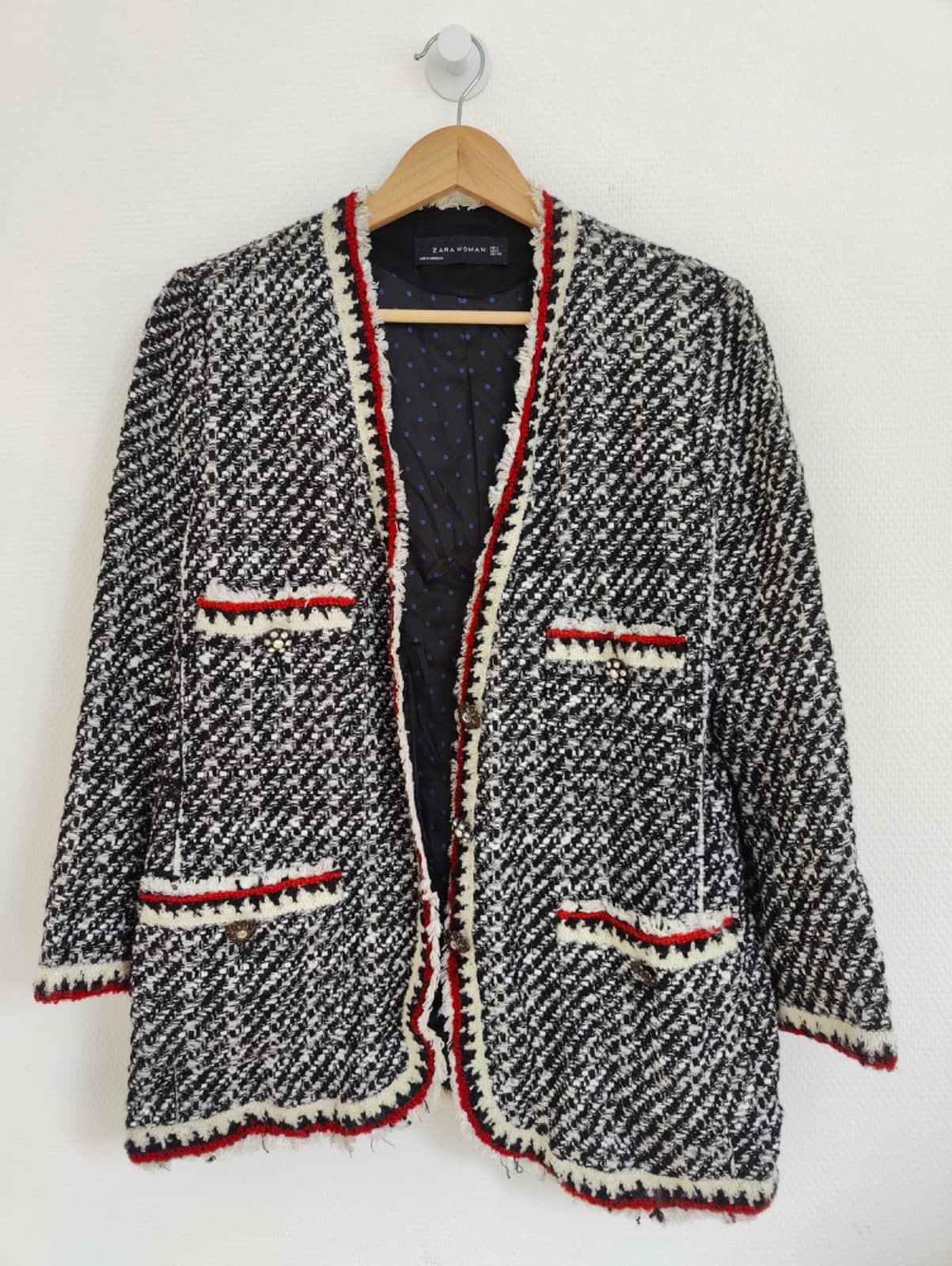 Veste Zara Woman en tweed – Taille L — photo 2