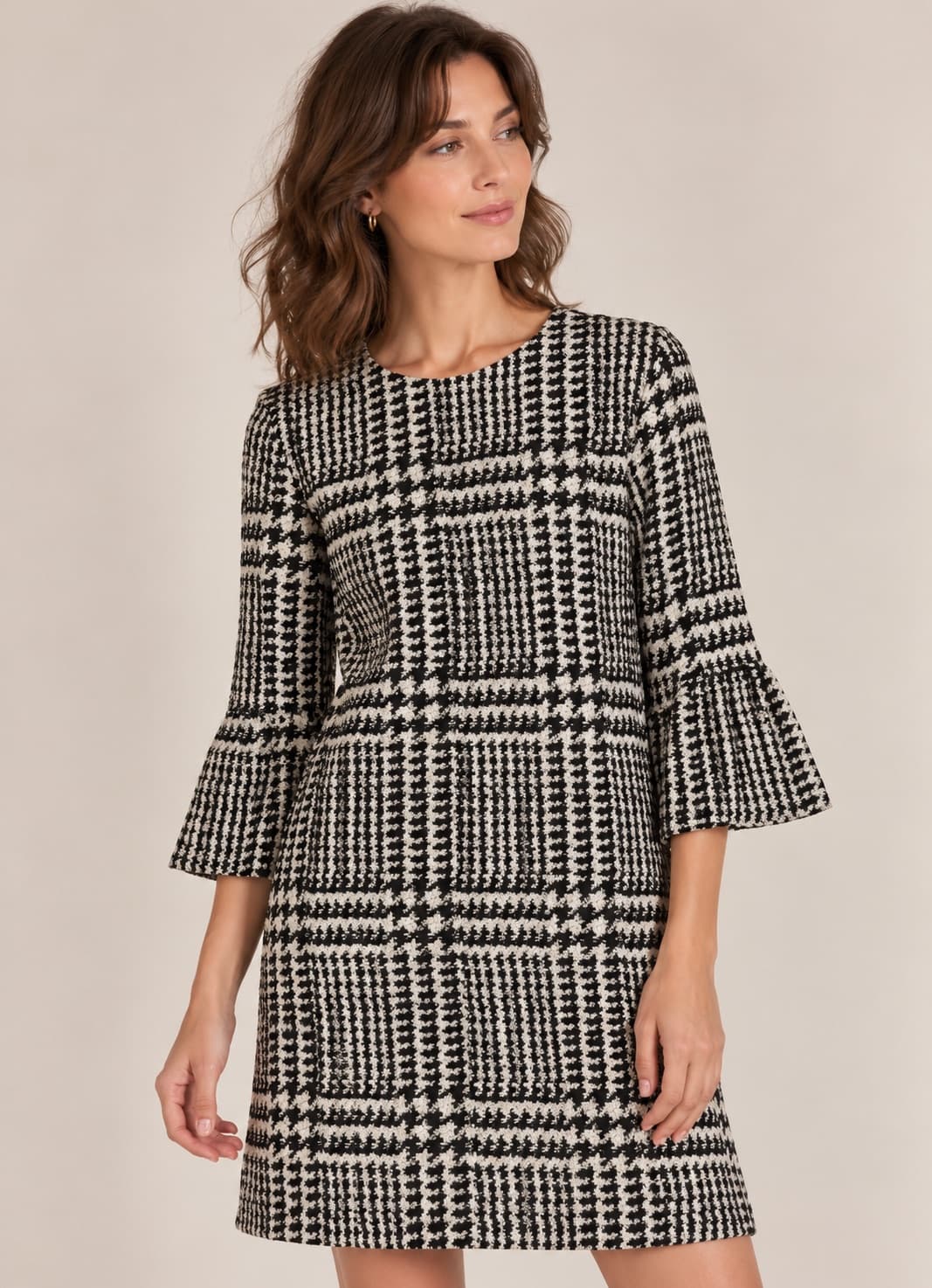 Robe Zara noire et blanche à motif graphique – Taille L — photo 1