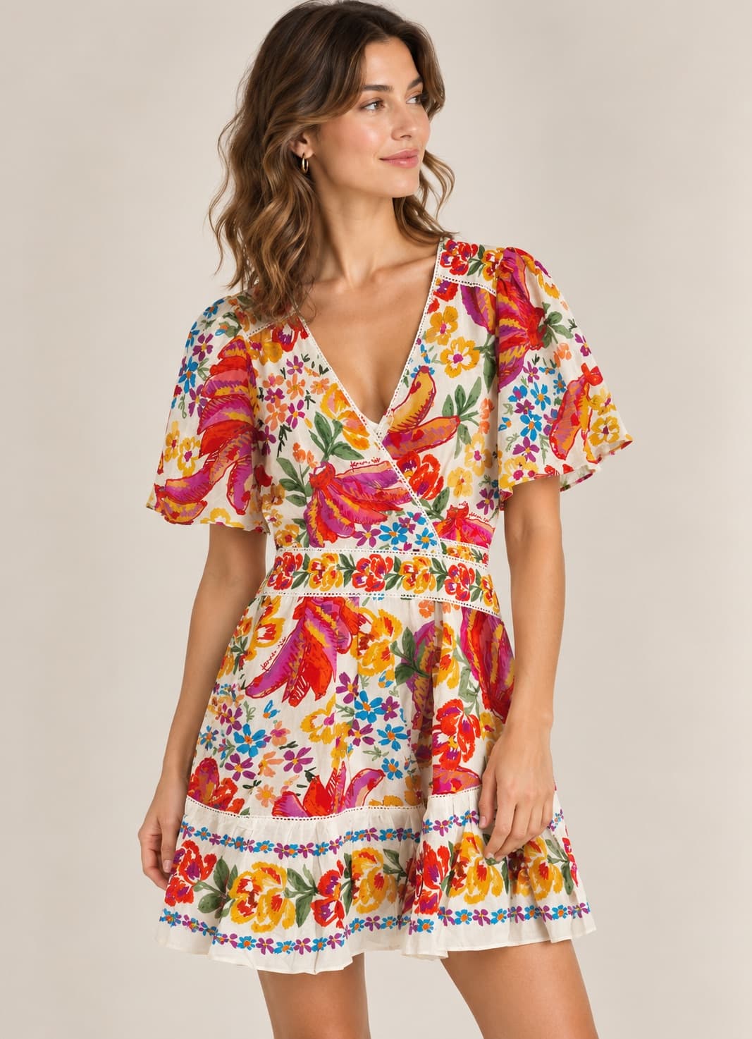 Robe portefeuille Sézane x Farm Rio – Taille 40 — photo 1