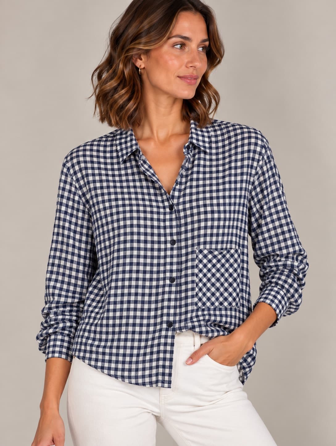 Chemise Zara à carreaux vichy – Taille M — photo 1