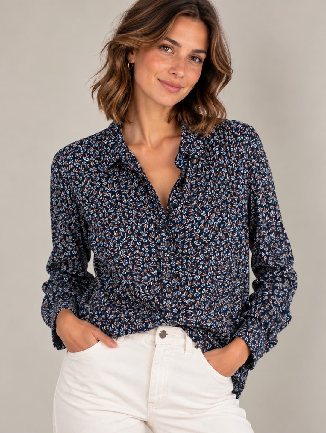 Chemise en soie Comptoir des Cotonniers – Taille 38 — photo 1