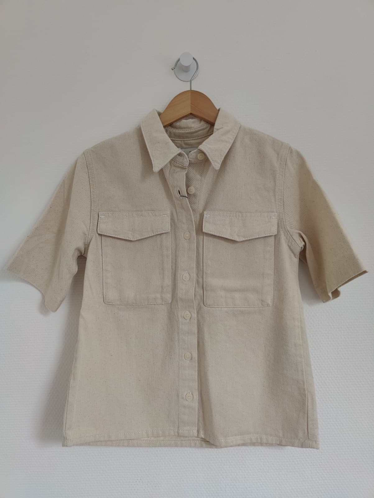 Surchemise beige à poches Zara – Taille S — photo 2