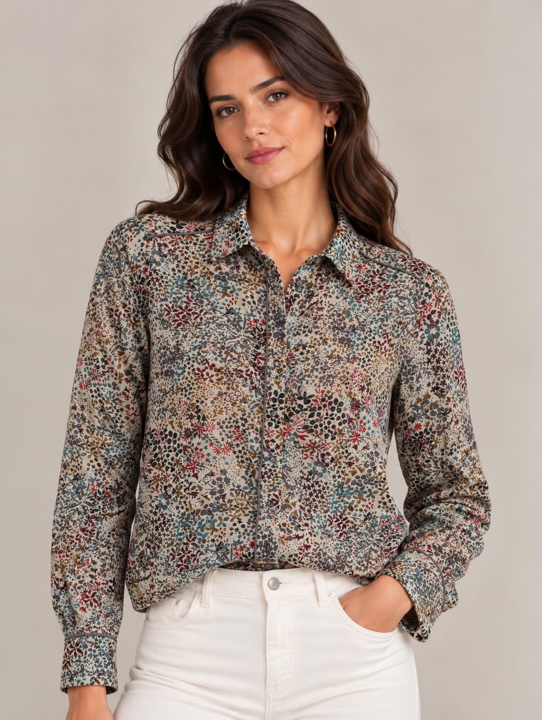 Chemise Comptoir des Cotonniers à imprimé floral – Taille 40 — photo 1