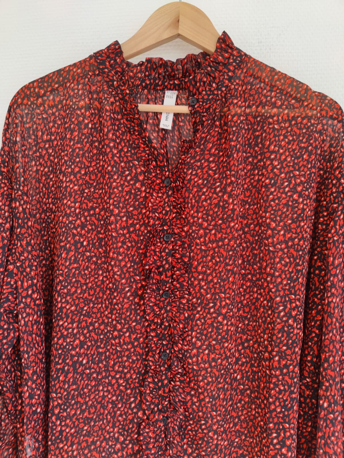 Blouse Mango imprimé animalier – Taille XS — photo 3