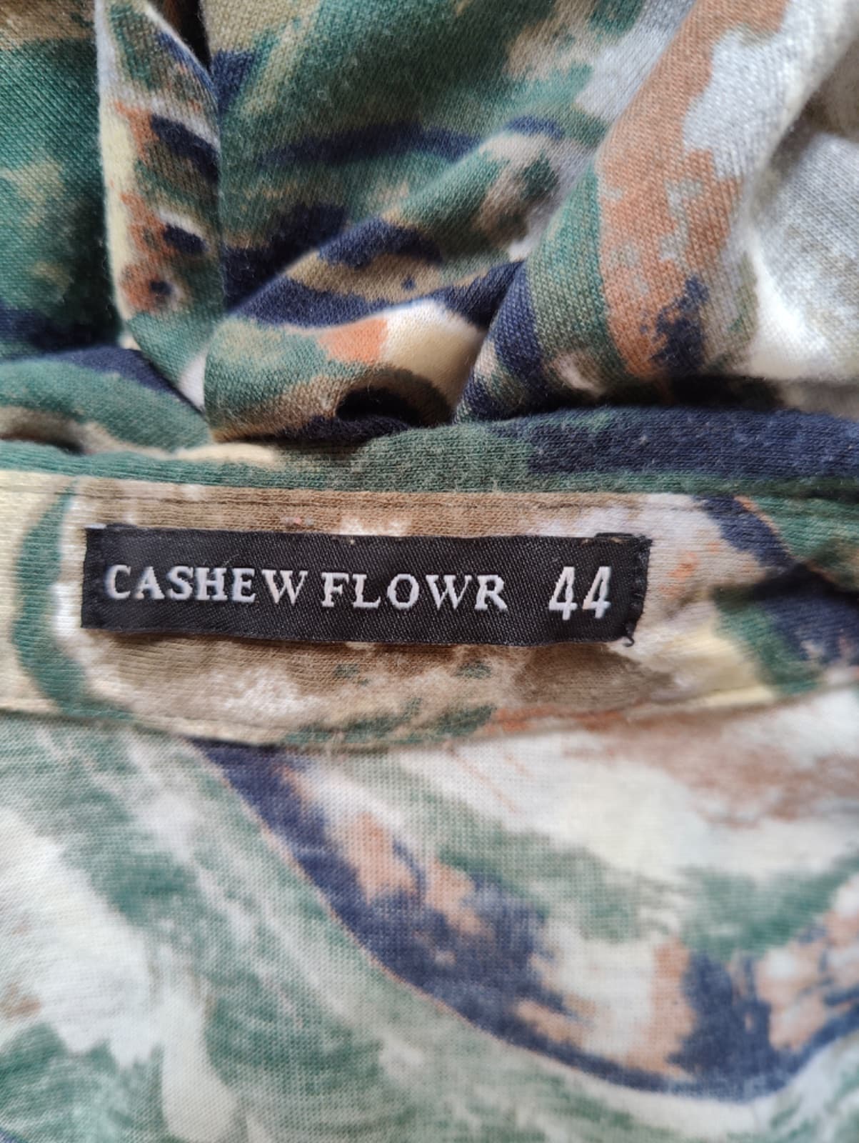 Polo Cashew Flower imprimé abstrait – Taille 44 — photo 5