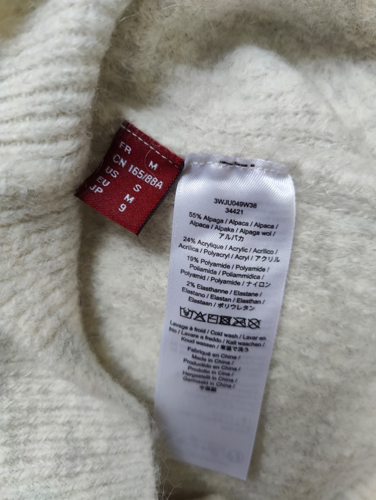 Pull Comptoir des Cotonniers avec écharpe intégrée – Taille M — photo 5