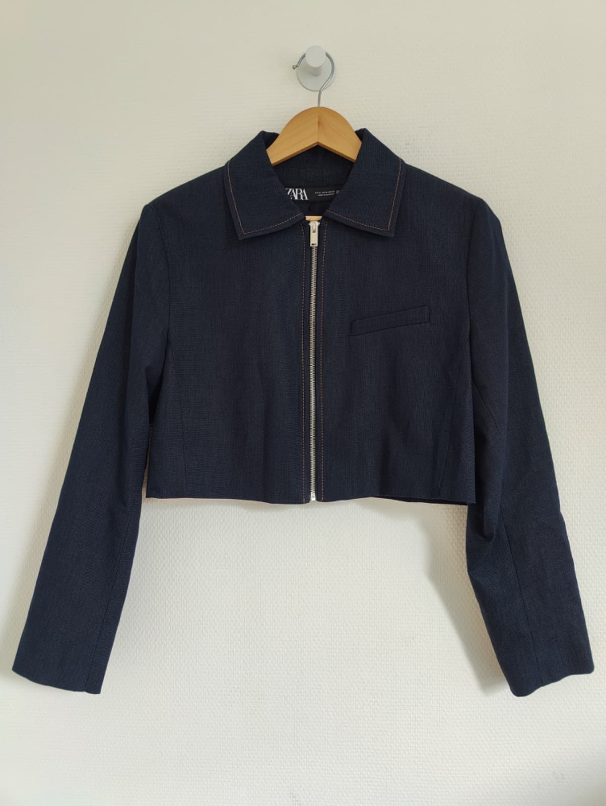 Veste courte zippée Zara – Taille M — photo 2