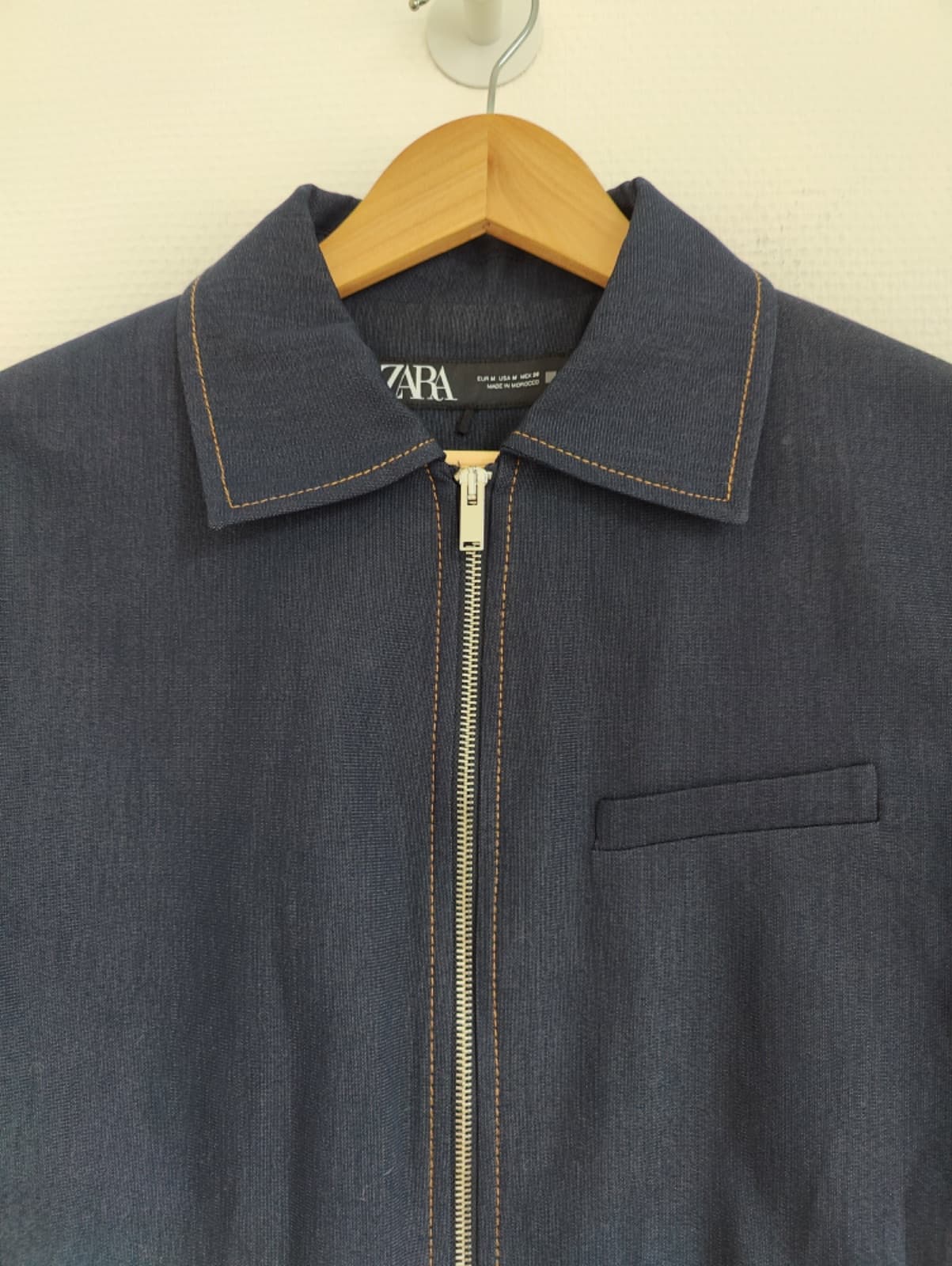 Veste courte zippée Zara – Taille M — photo 3
