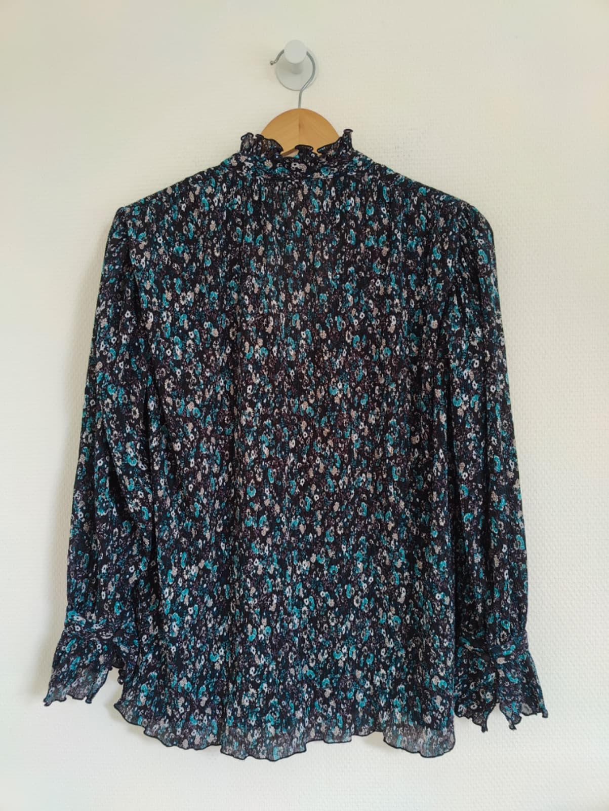 Blouse fleurie plissée Zara –  Taille S — photo 5