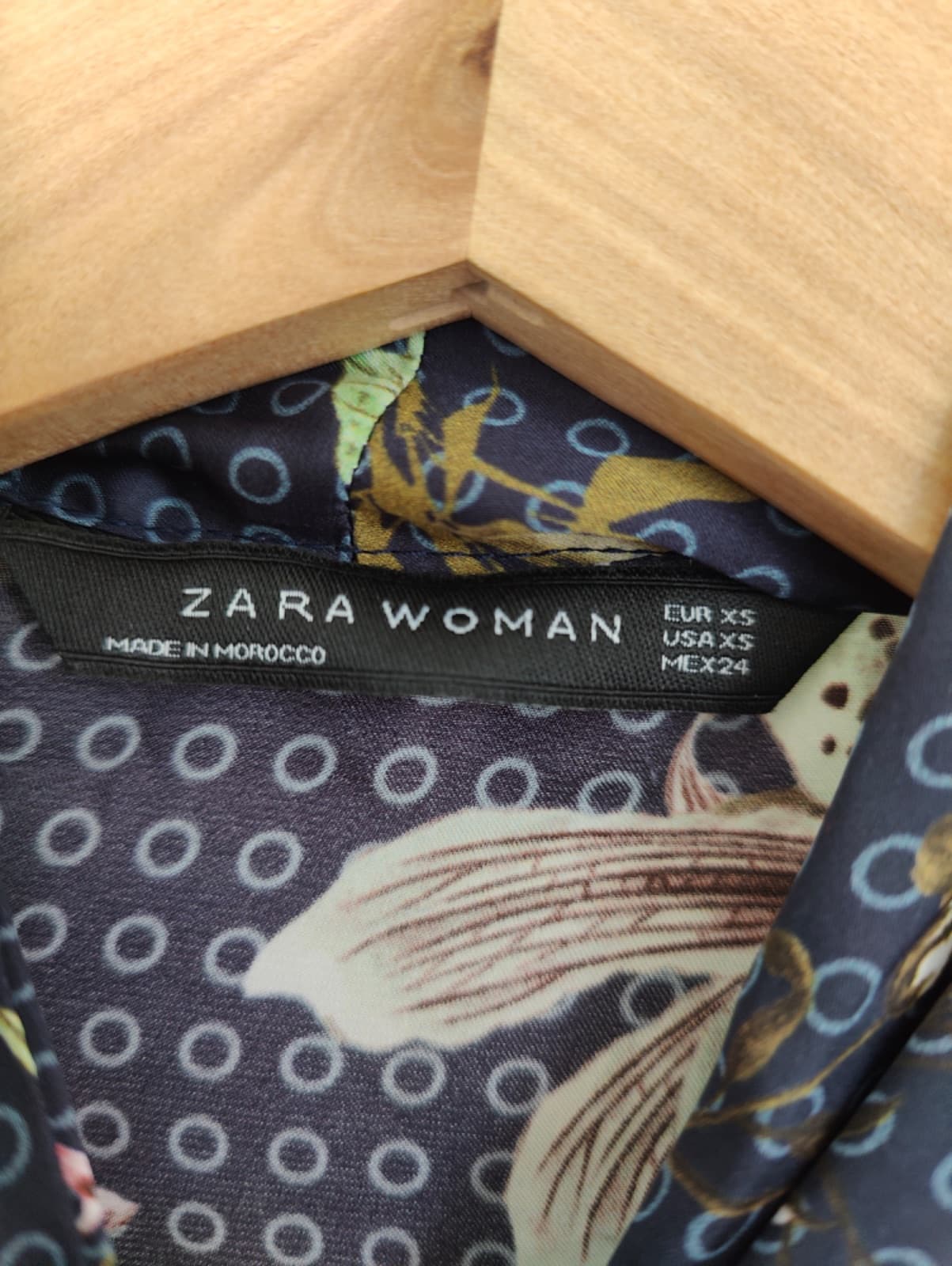 Blouse imprimée à lavallière Zara – Taille XS — photo 4
