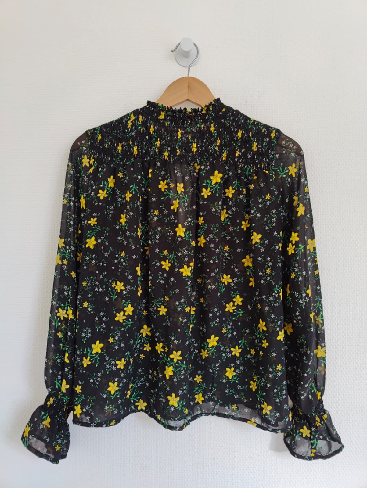 Blouse fleurie à volants Zara – Taille M — photo 4