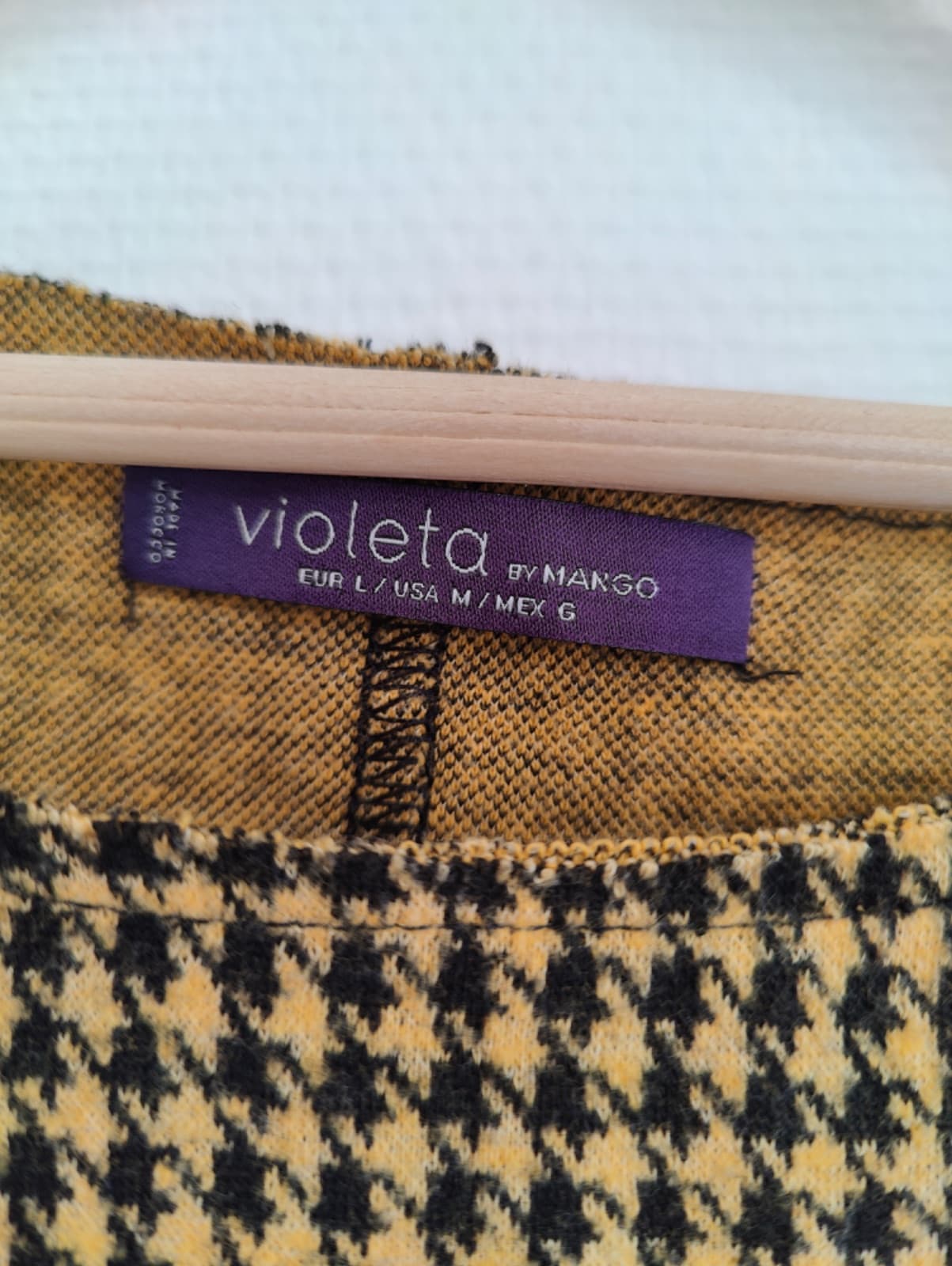 Top pied-de-poule Mango Violeta – Taille L — photo 5