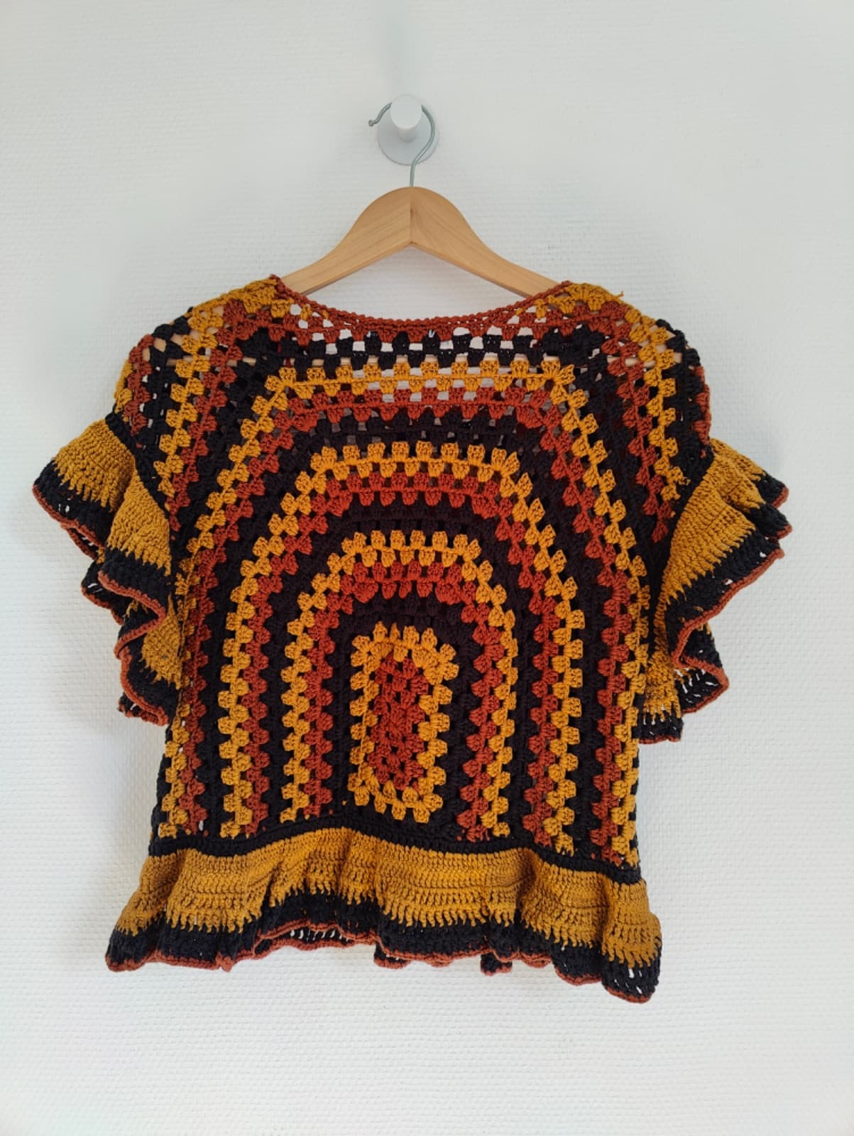 Top en crochet à volants Zara – Taille S — photo 4