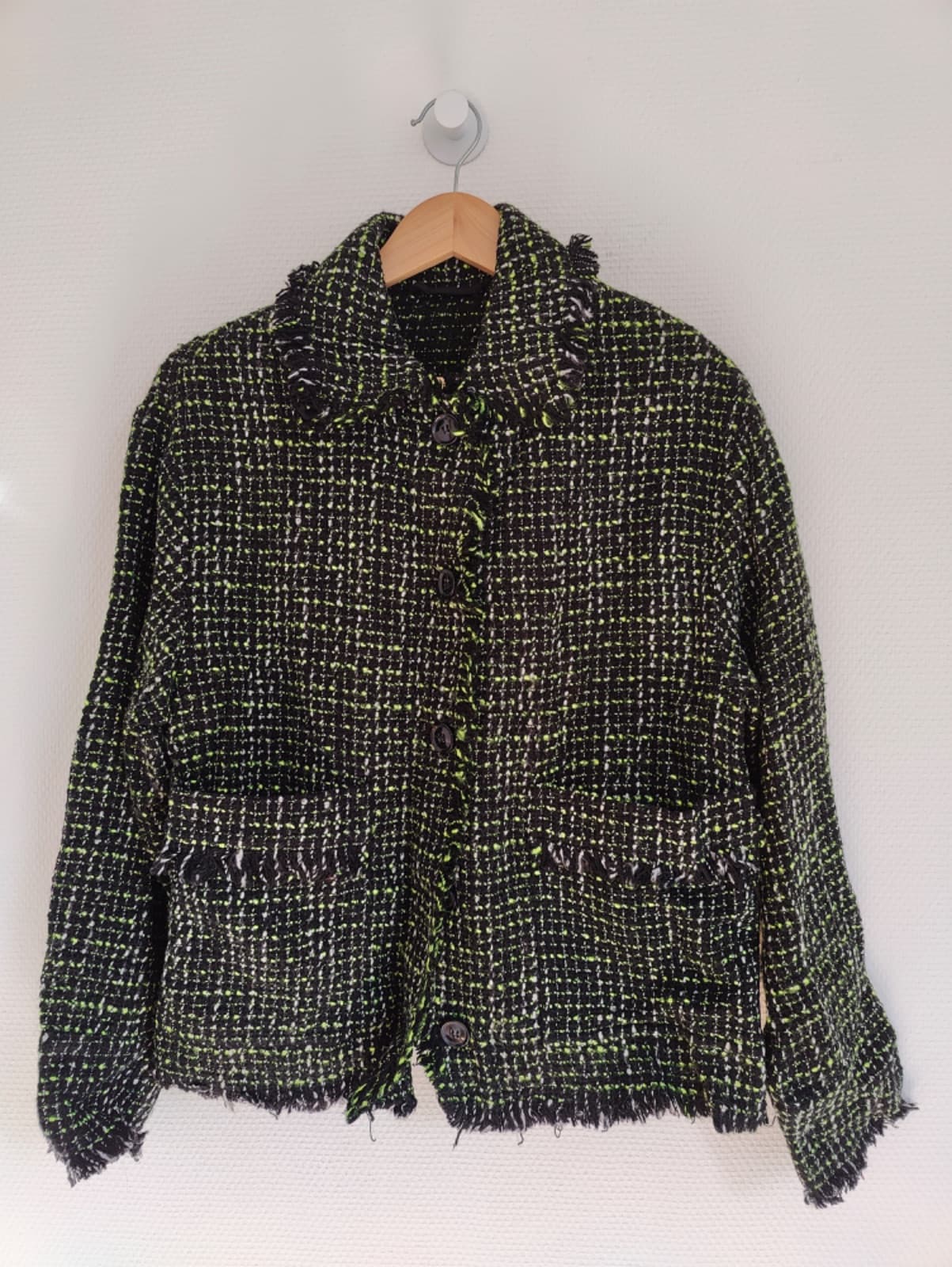 Veste en tweed Benetton – Taille S — photo 2
