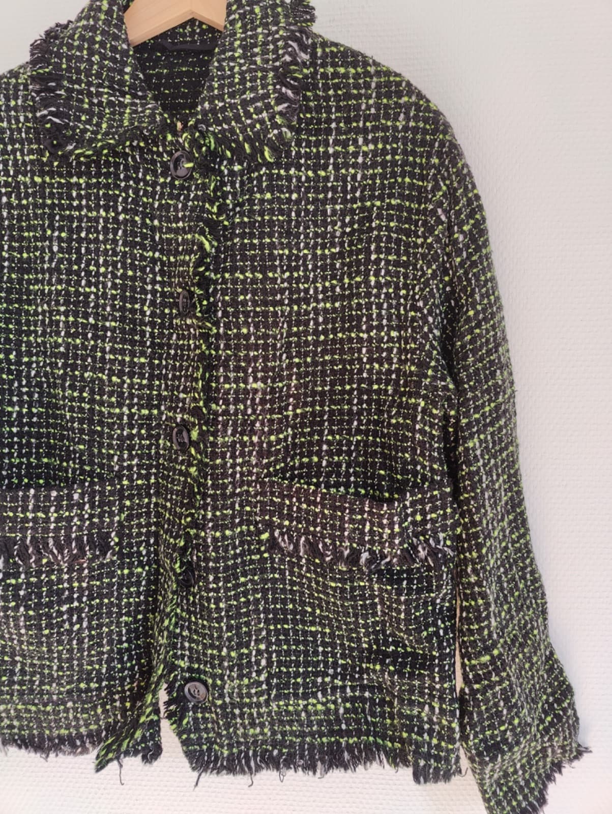 Veste en tweed Benetton – Taille S — photo 3