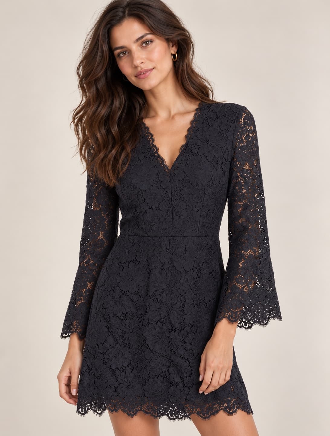 Robe en dentelle H&M noire – Taille 38 — photo 5
