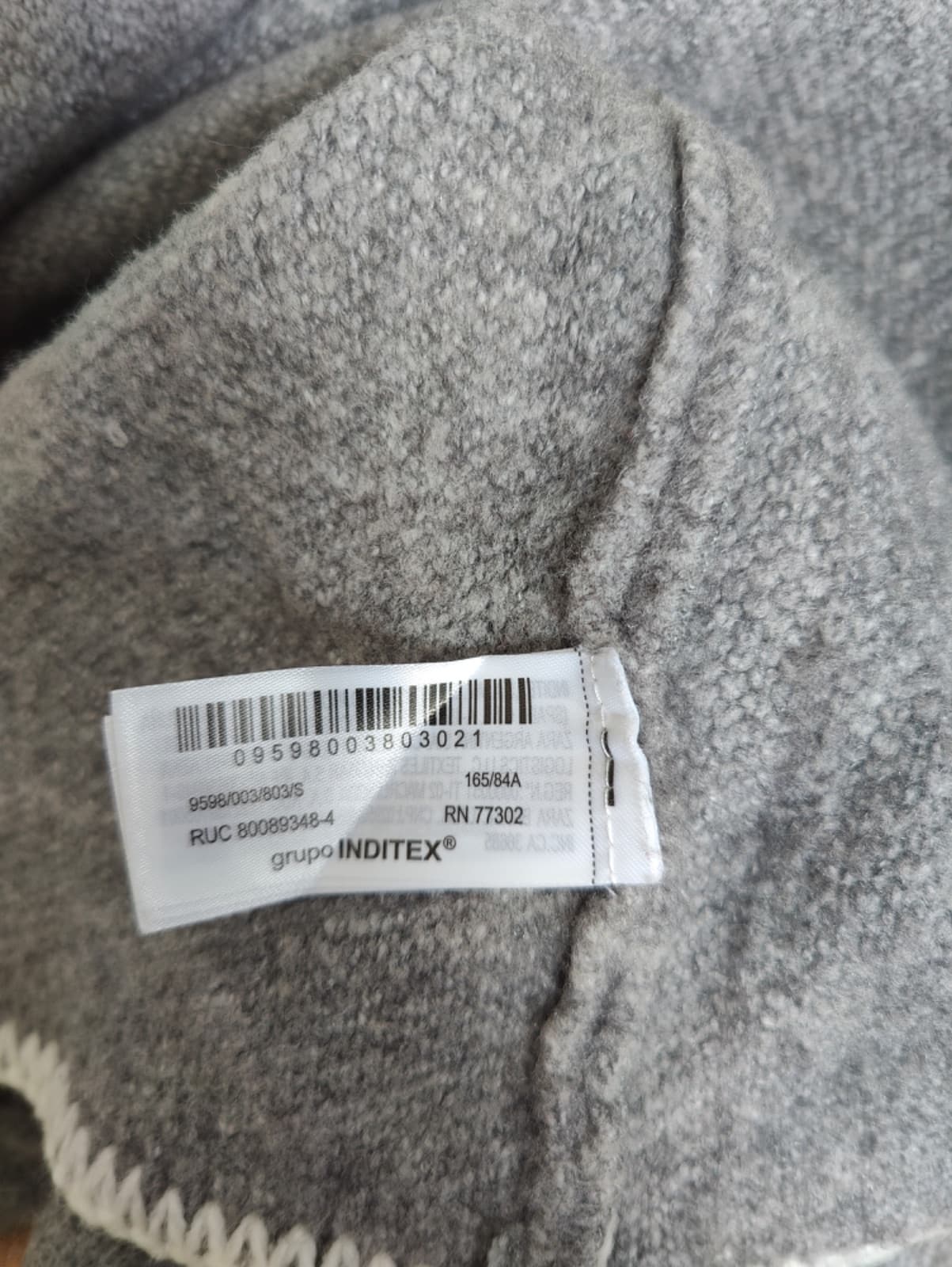 Pull Zara gris à finitions contrastantes – Taille S — photo 5