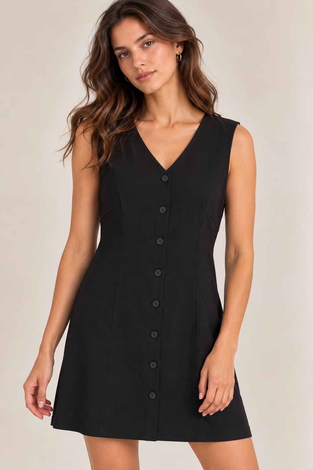 Robe boutonnée Mango noire – Taille L — photo 1