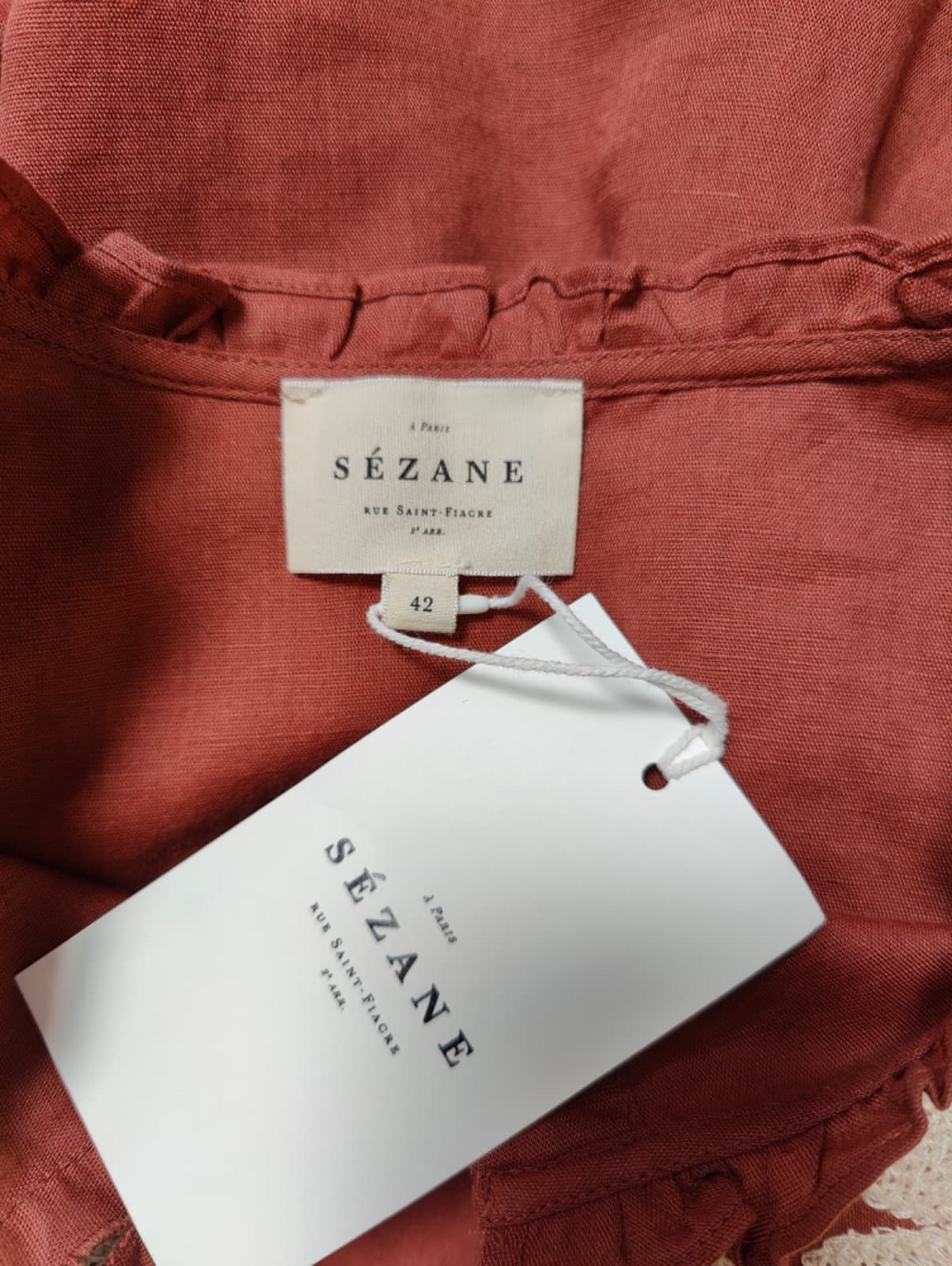 Blouse Anton Sézane brodée – Taille 42 — photo 5