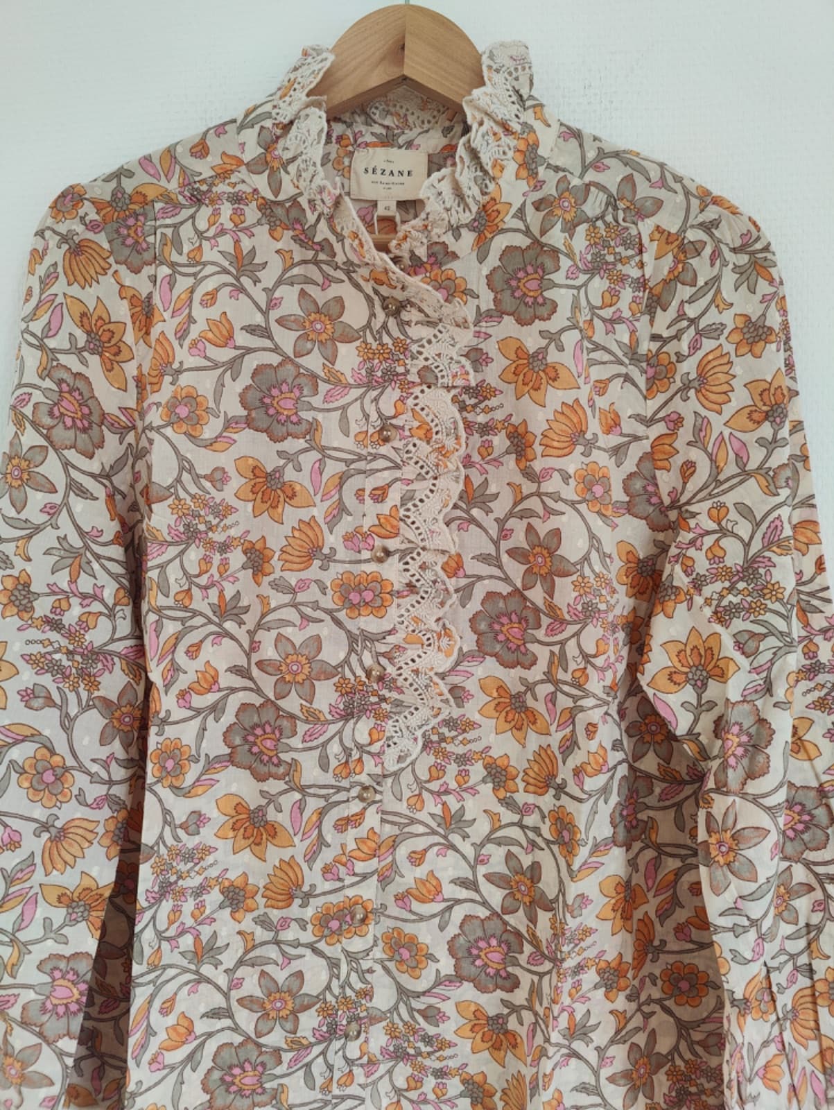 Chemise Sézane fleurie – Taille 42 — photo 3