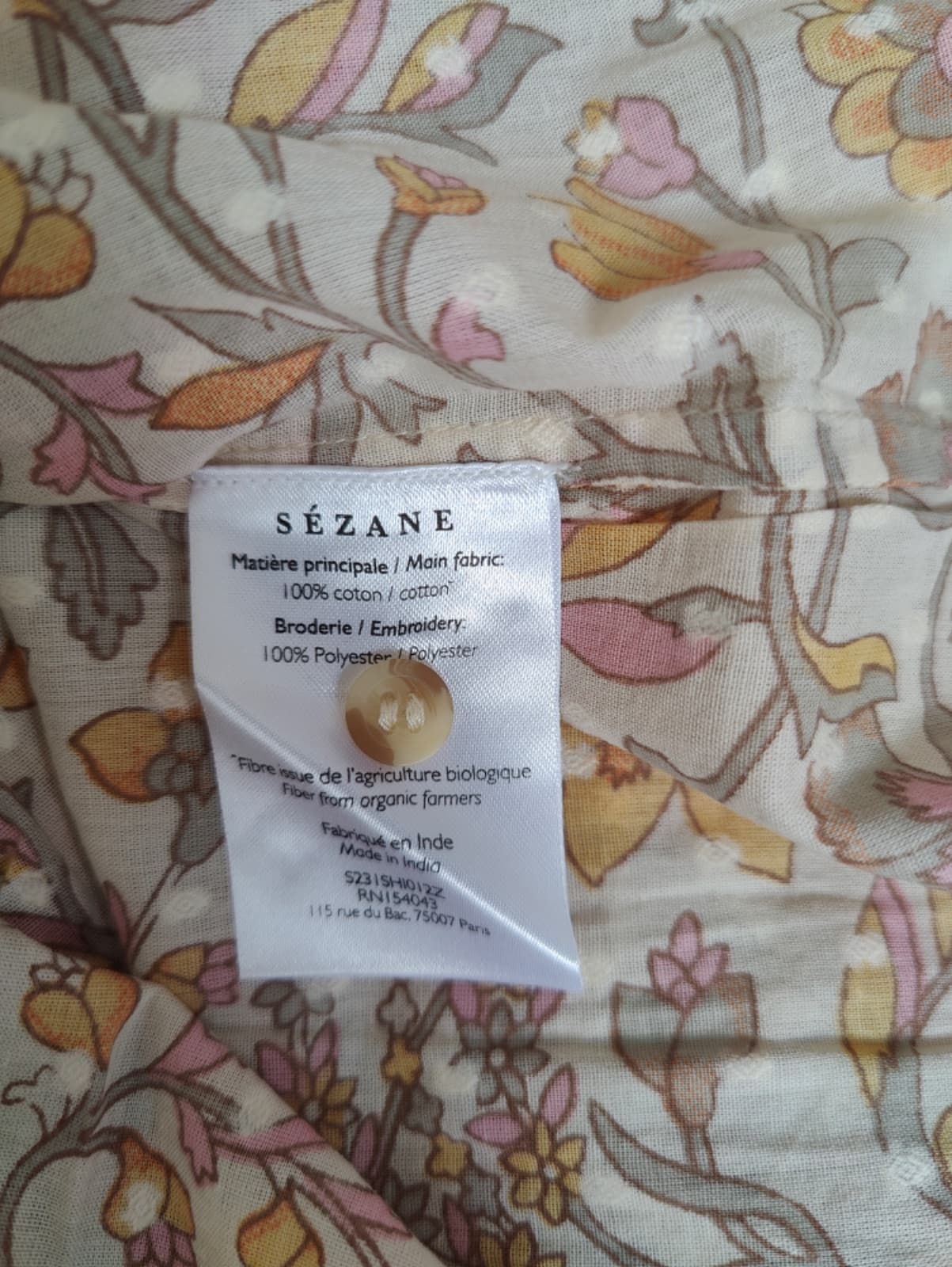 Chemise Sézane fleurie – Taille 42 — photo 6