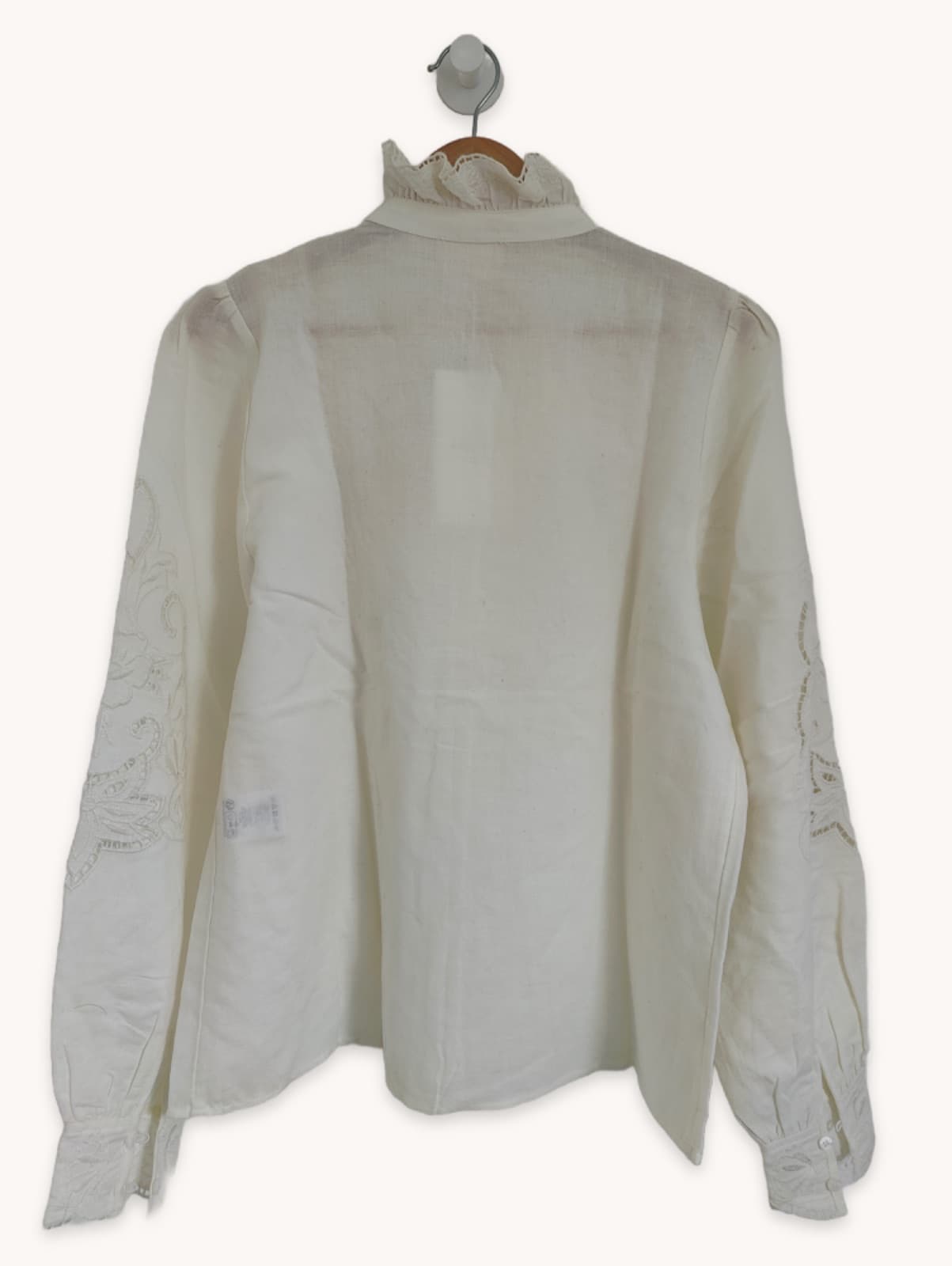 Chemise Sézane écrue brodée – Taille 42 — photo 3