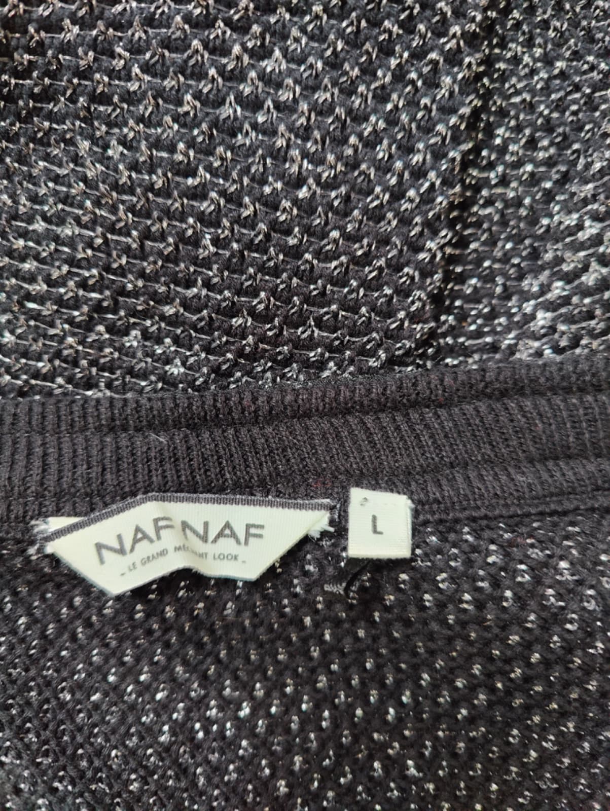Gilet Naf Naf noir et gris – Taille L — photo 4