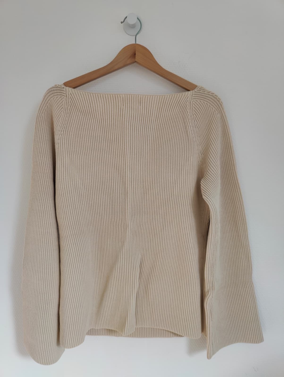 Pull H&M beige en maille côtelée – Taille XL — photo 5