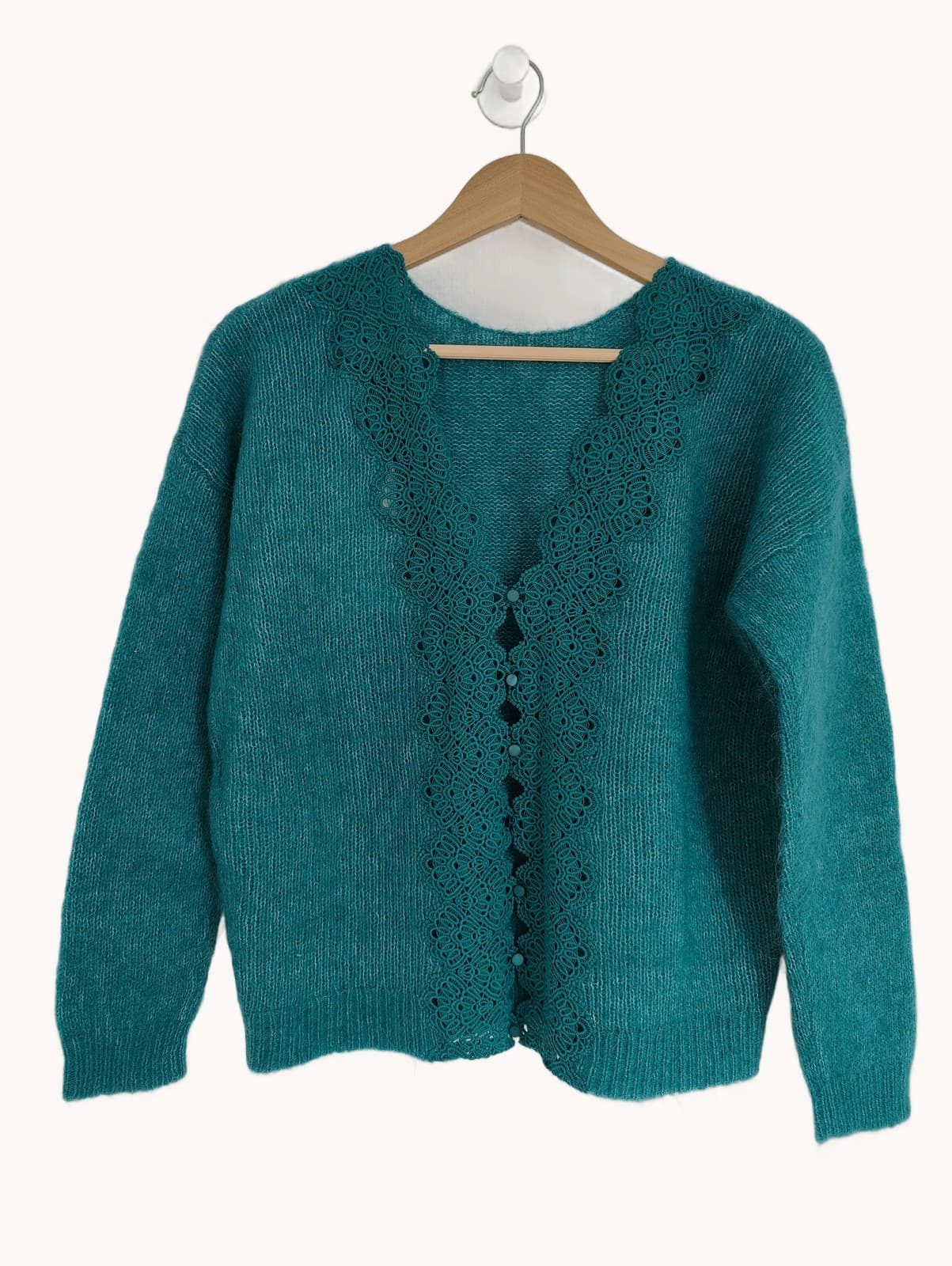 Gilet en maille ajourée Sézane – Taille XS