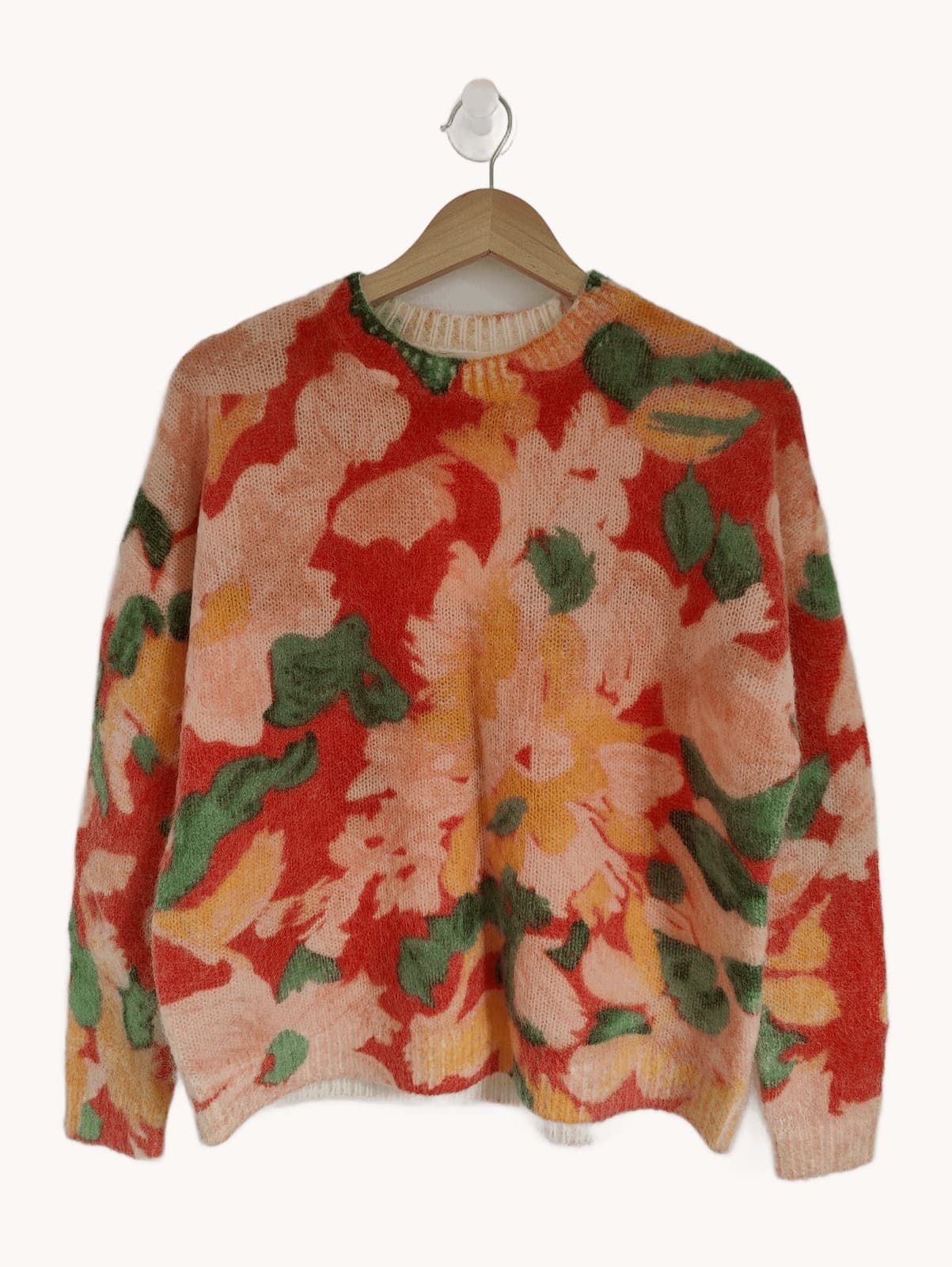 Pull en mohair à motif Sézane – Taille XS