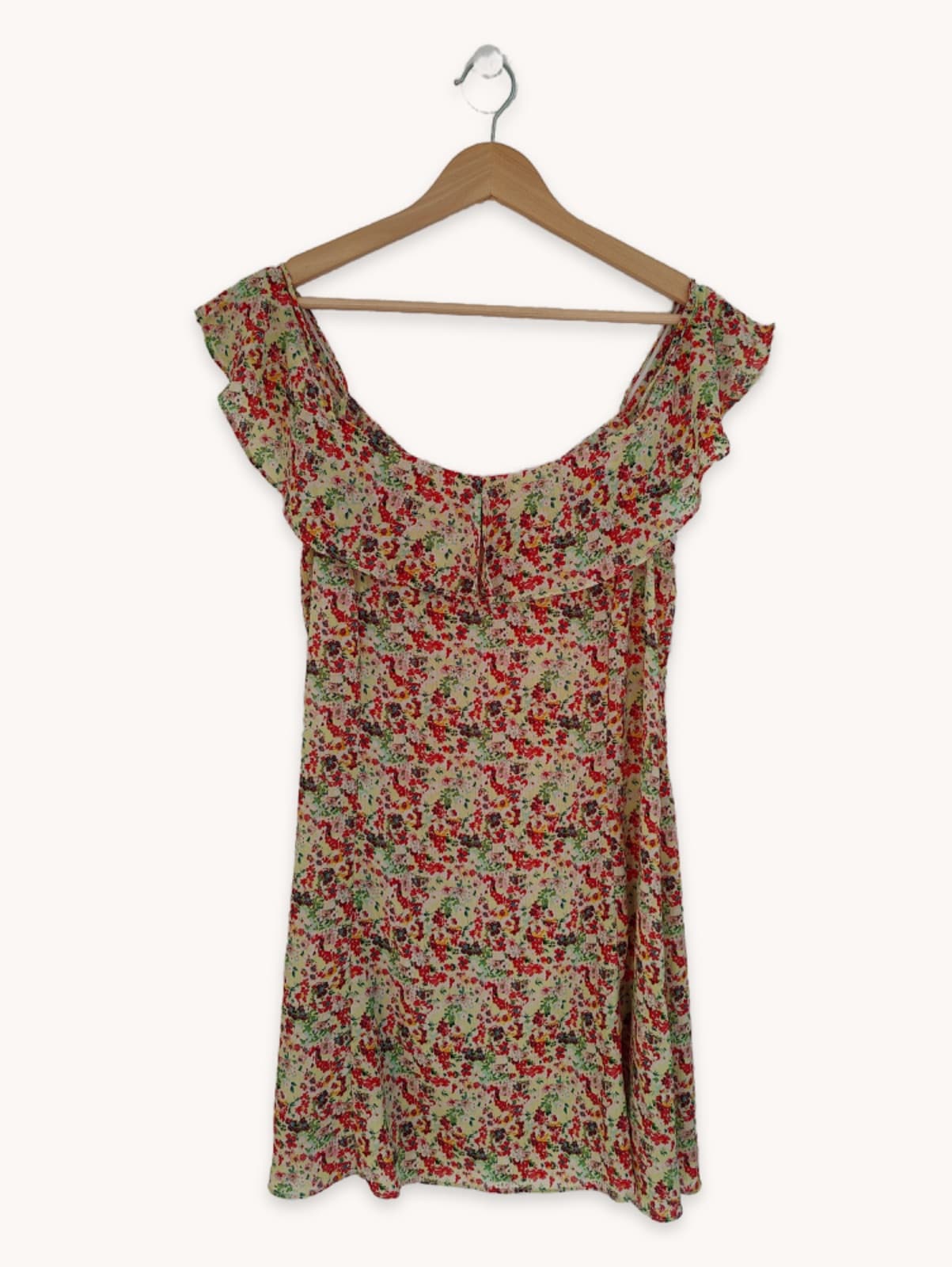 Robe Zara à fleurs multicolores – Taille S