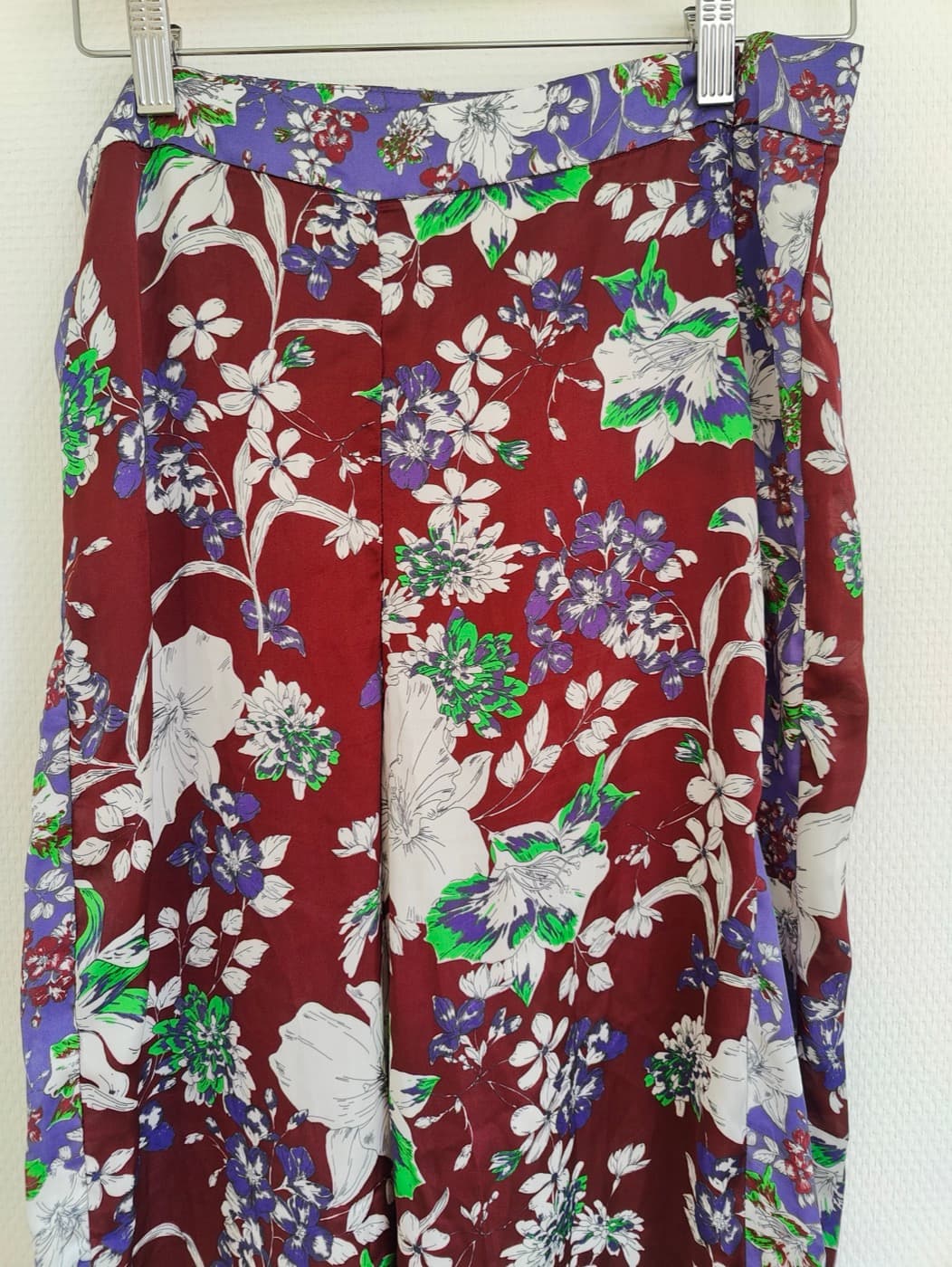 Pantalon fluide Mango femme à imprimé floral – Taille L — photo 2