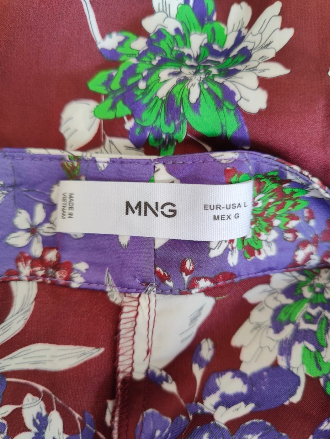 Pantalon fluide Mango femme à imprimé floral – Taille L — photo 5