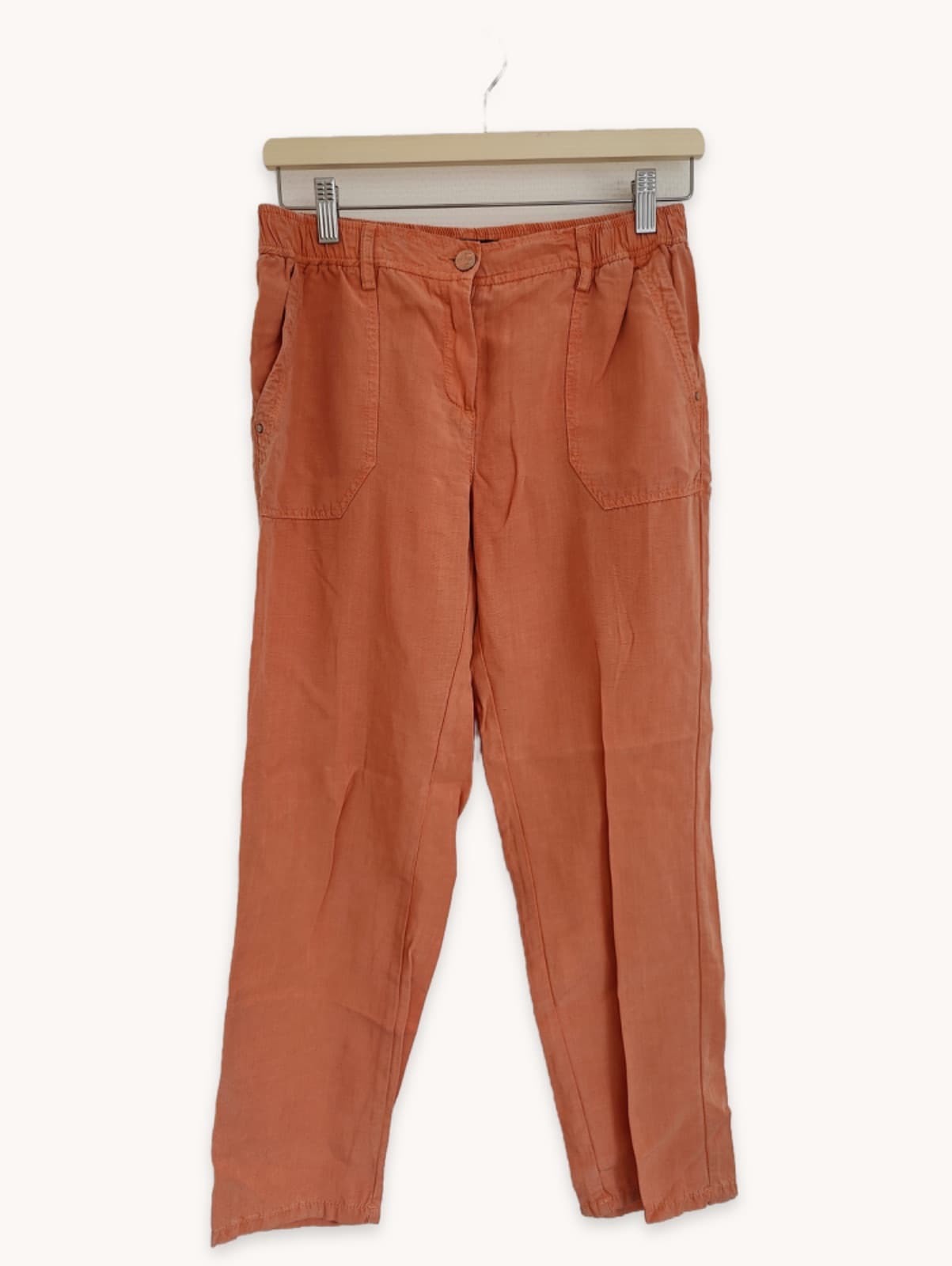 Pantalon Cop.Copine en lin mélangé – Taille
