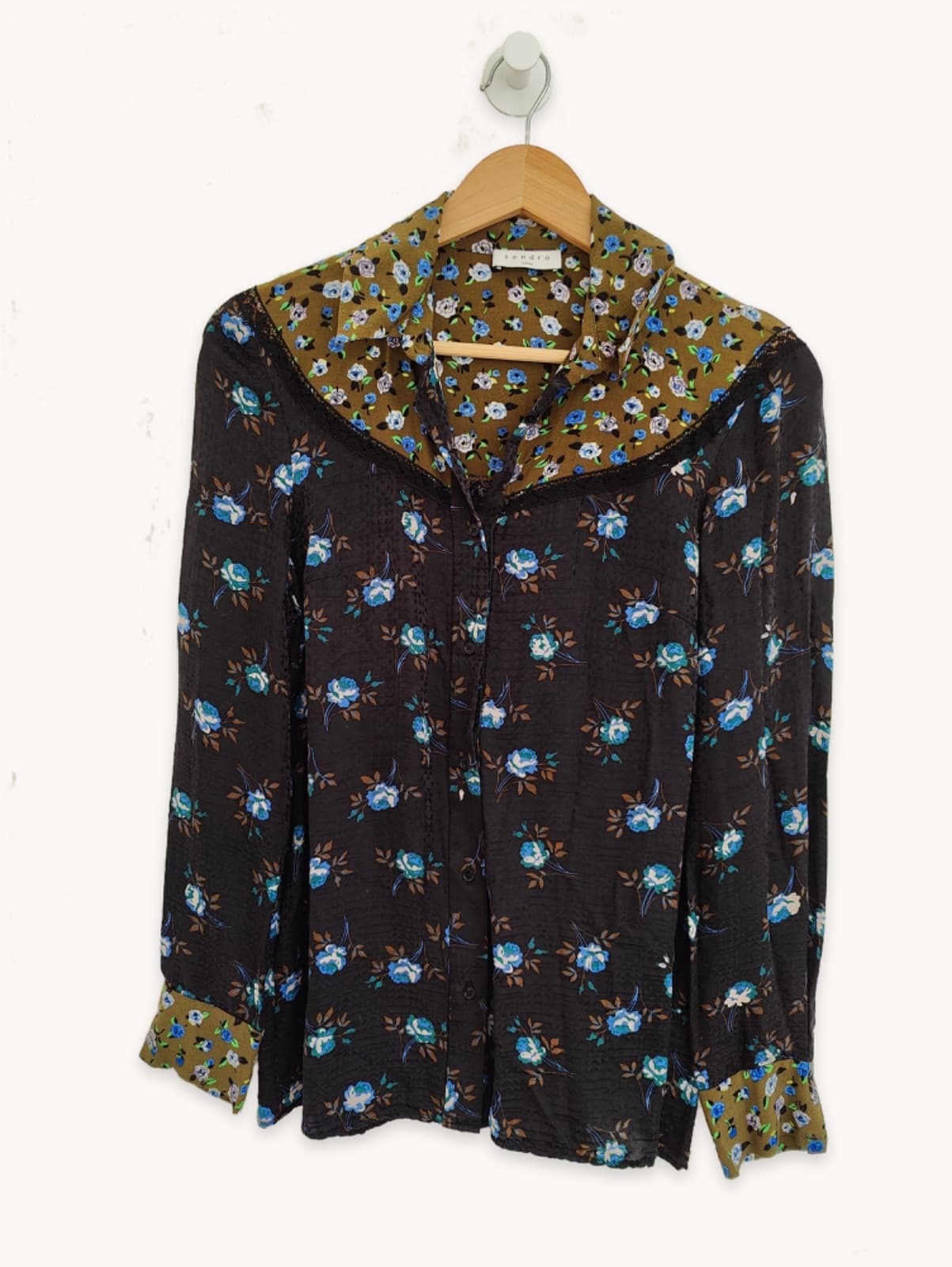 Chemise Sandro à imprimé floral – Taille 1