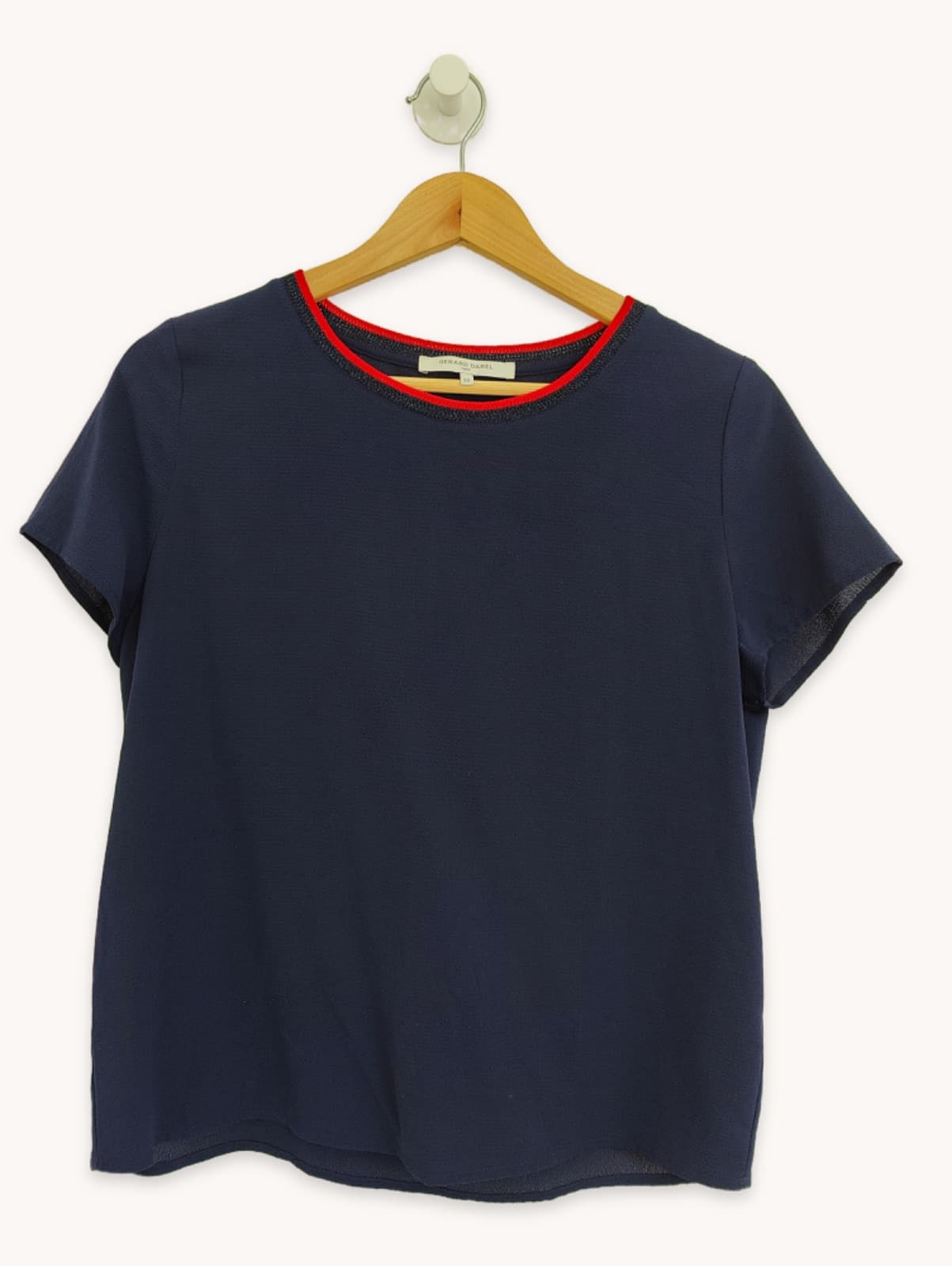 Blouse Gerard Darel en maille marine – Taille 36
